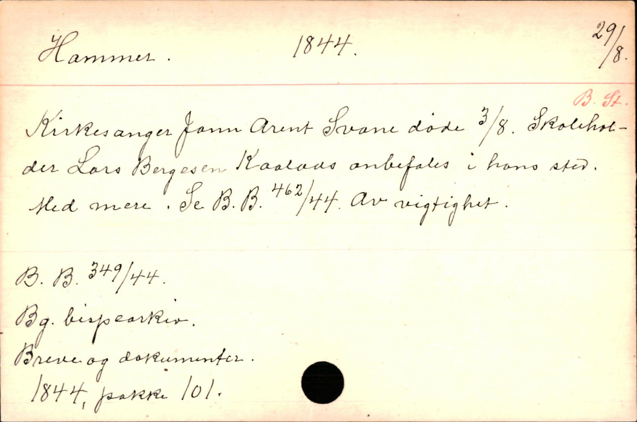 Haugen, Johannes - lærer, AV/SAB-SAB/PA-0036/01/L0001: Om klokkere og lærere, 1521-1904, p. 4839