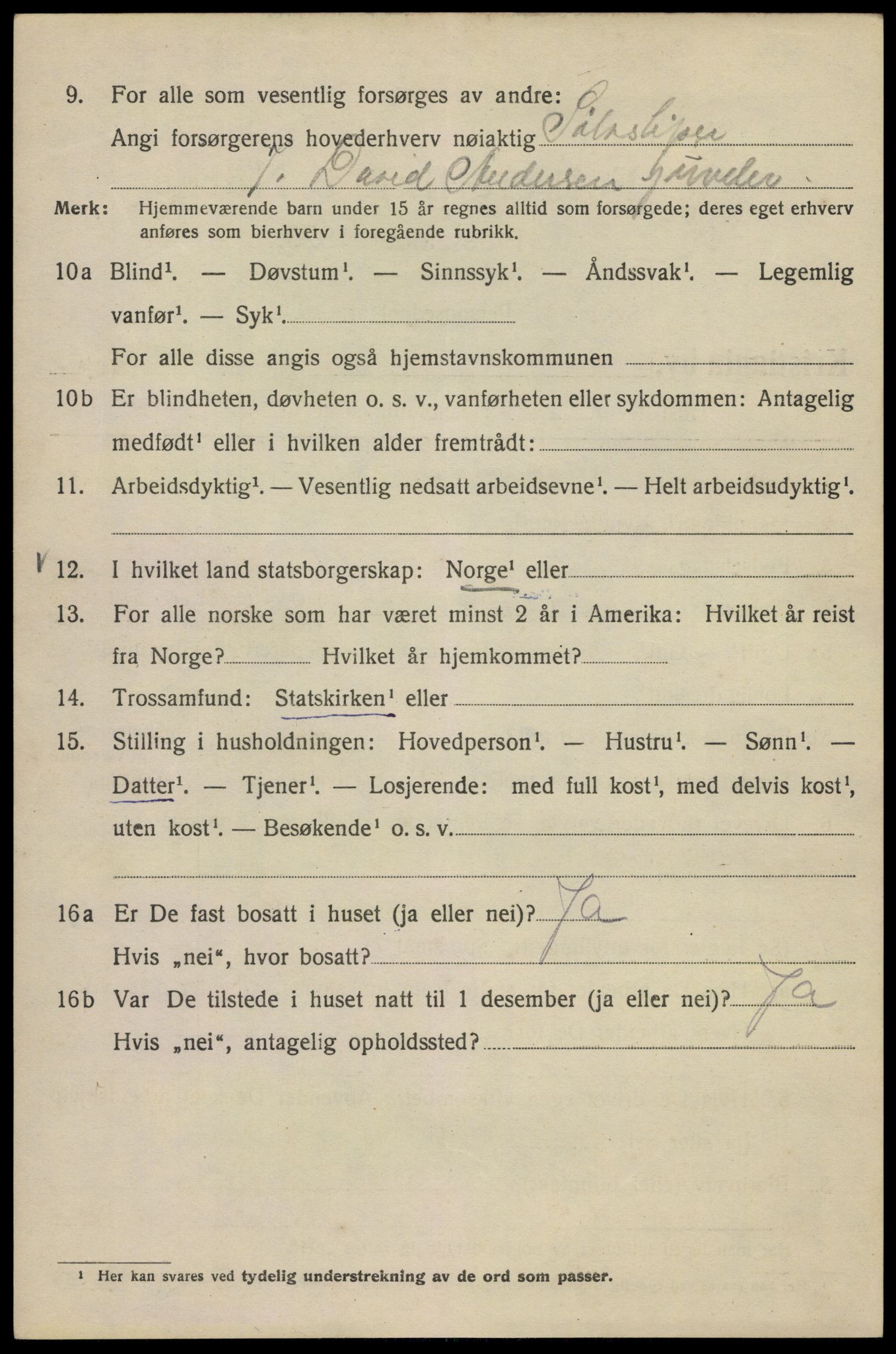 SAO, 1920 census for Kristiania, 1920, p. 512066