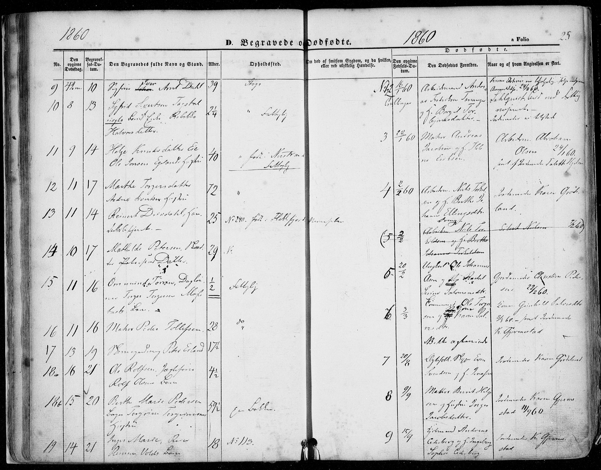 Domkirken sokneprestkontor, AV/SAST-A-101812/001/30/30BA/L0020: Parish register (official) no. A 19, 1858-1877, p. 25