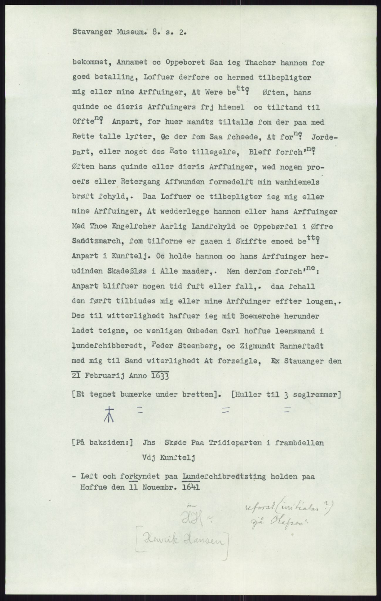 Samlinger til kildeutgivelse, Diplomavskriftsamlingen, AV/RA-EA-4053/H/Ha, p. 3086