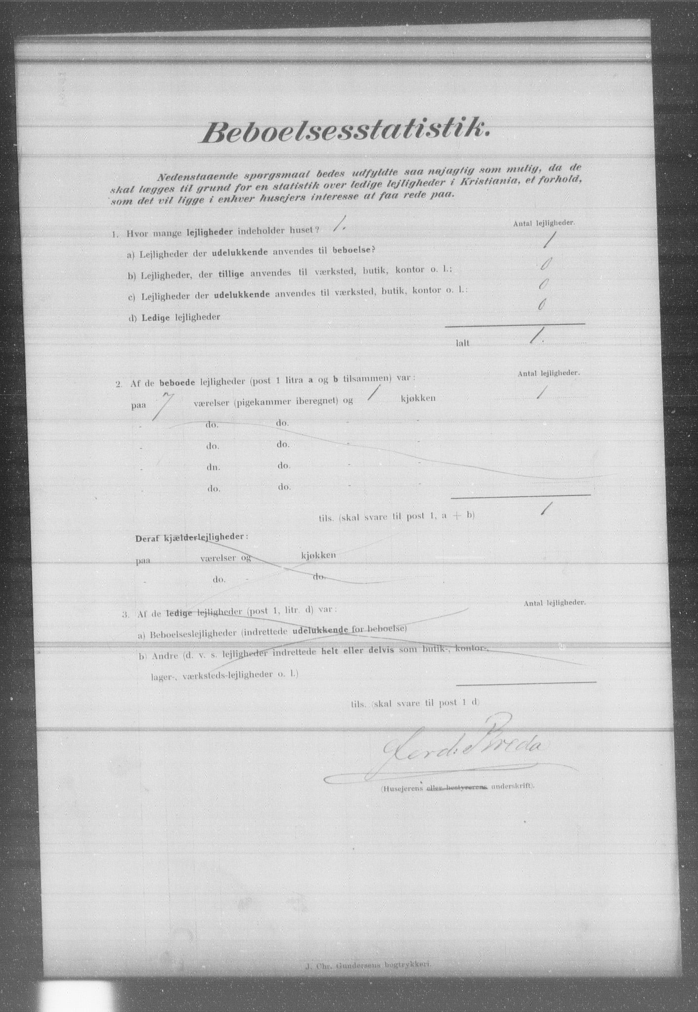 OBA, Municipal Census 1902 for Kristiania, 1902, p. 8508