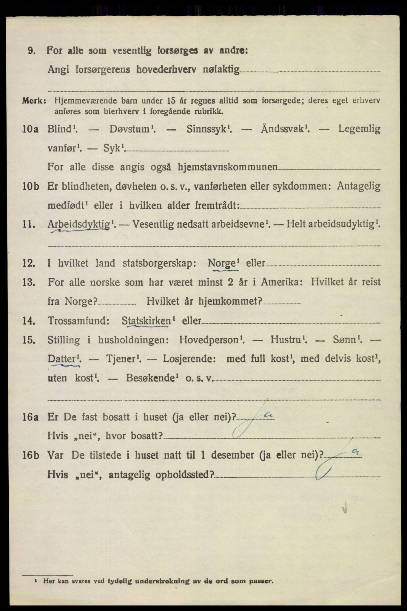 SAH, 1920 census for Nes (Hedmark), 1920, p. 5075