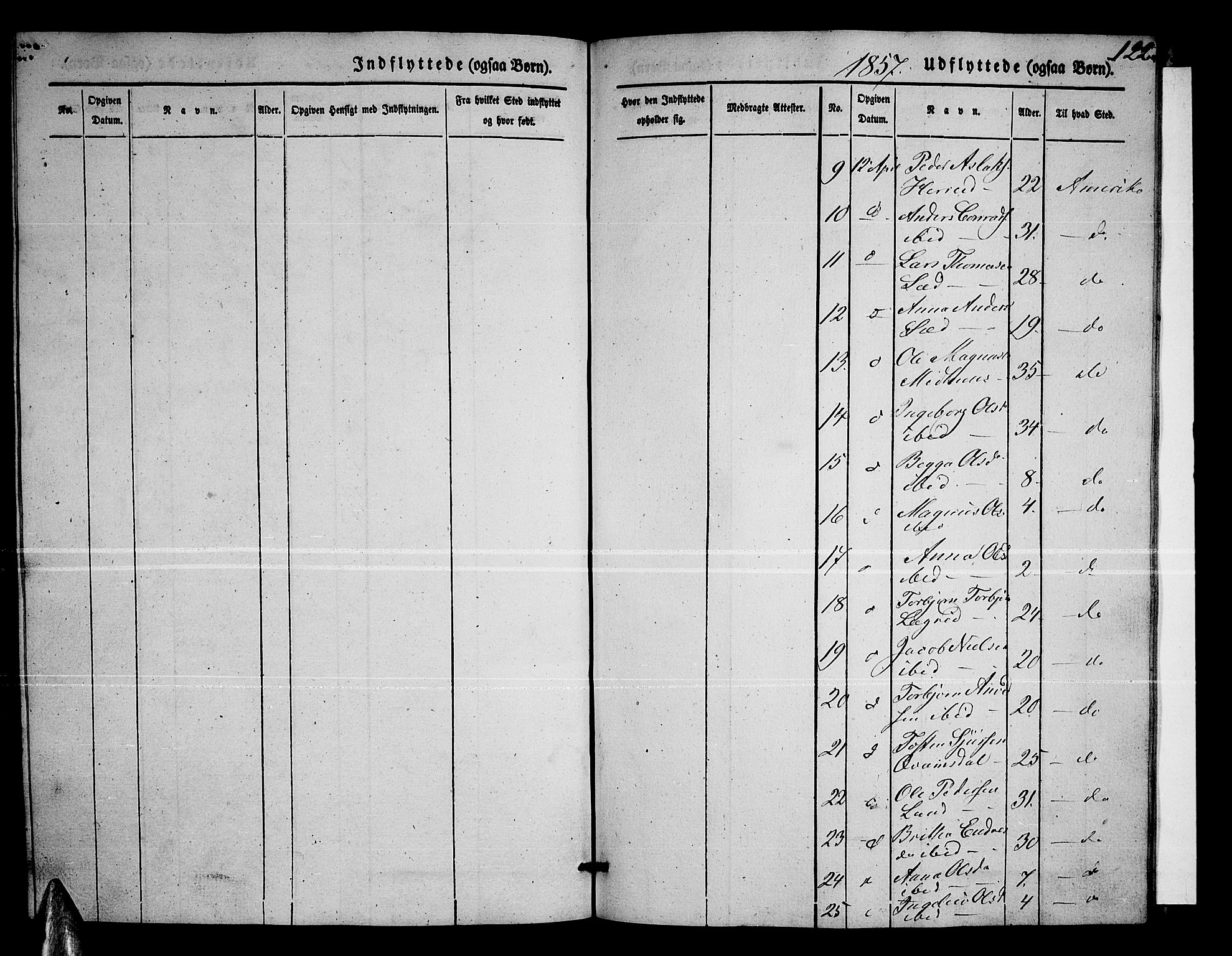 Ullensvang sokneprestembete, SAB/A-78701/H/Hab: Parish register (copy) no. C 1, 1855-1871, p. 122