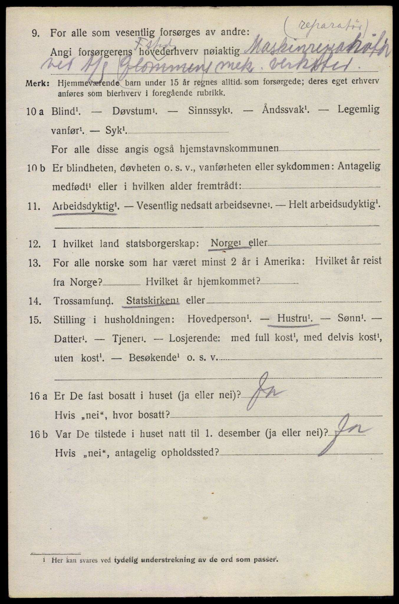 SAO, 1920 census for Kråkerøy, 1920, p. 2579