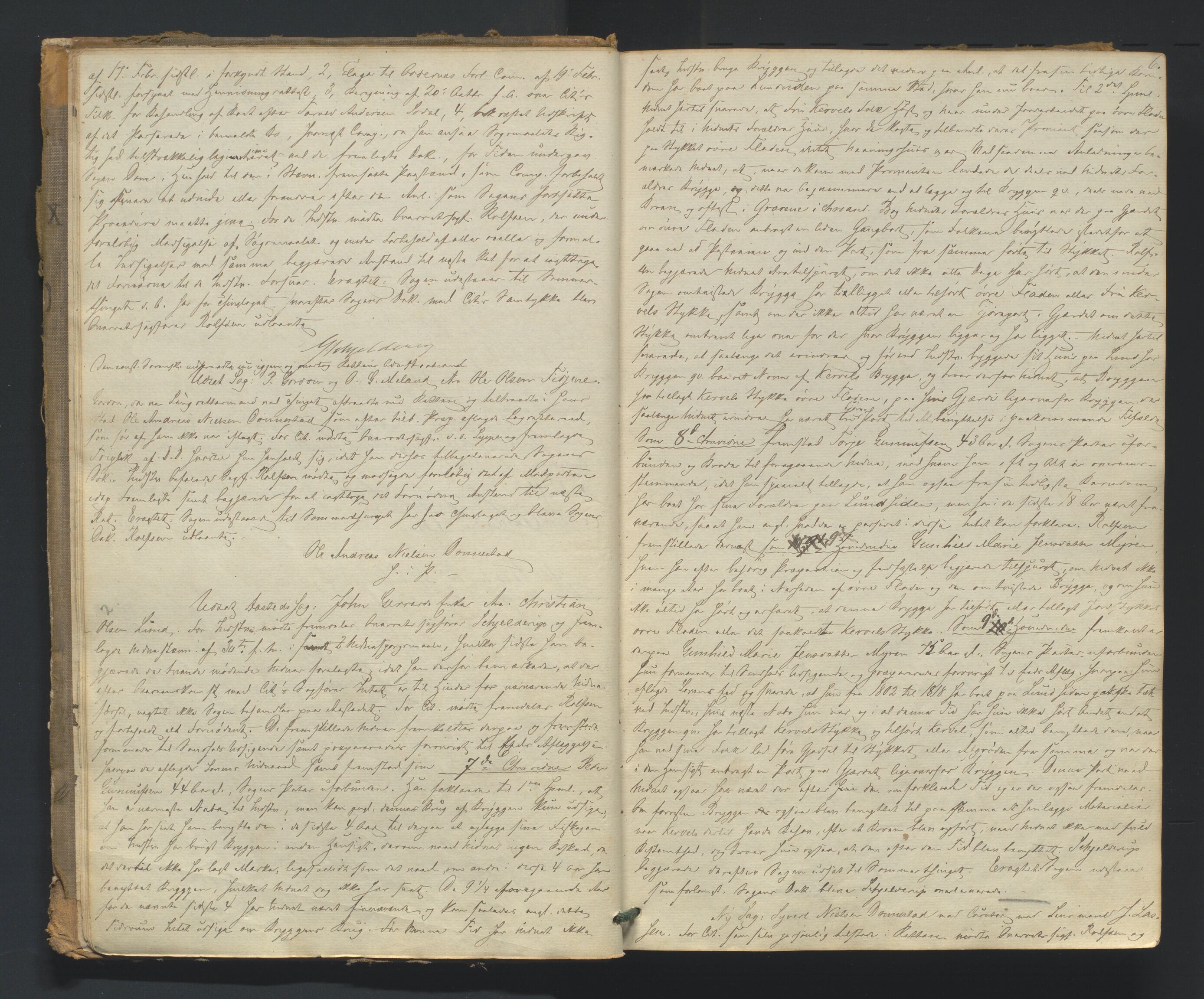 Torridal sorenskriveri, AV/SAK-1221-0012/F/Fa/L0001: Tingbok nr. 1, 1855-1864, p. 5b-6a