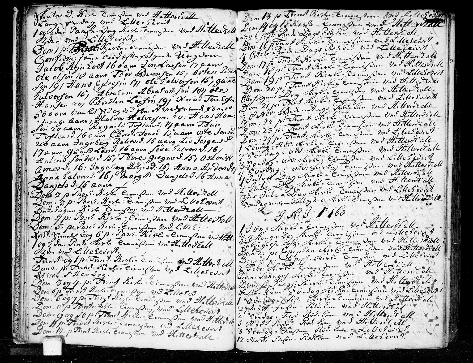 Heddal kirkebøker, SAKO/A-268/F/Fa/L0003: Parish register (official) no. I 3, 1723-1783, p. 34
