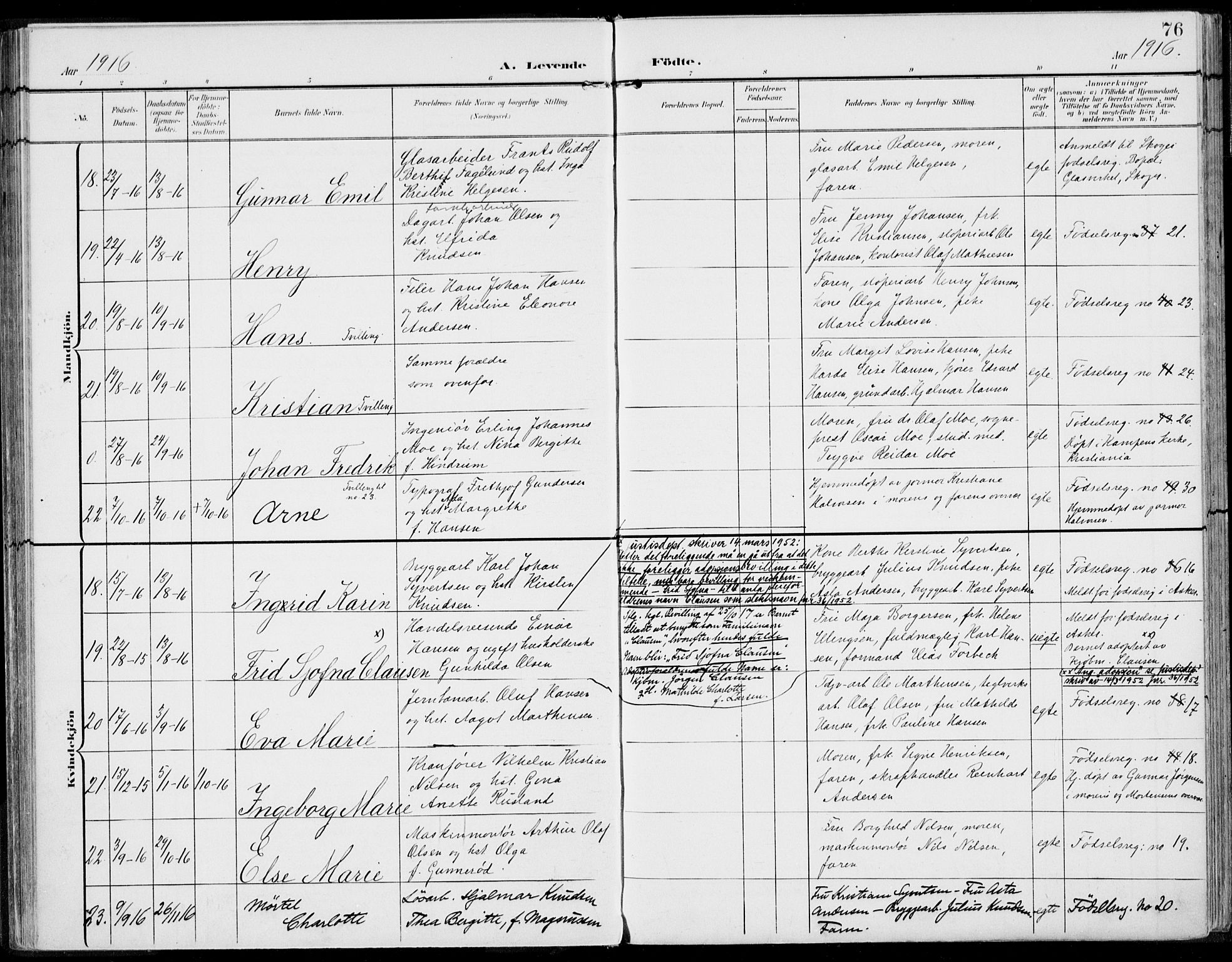 Strømsø kirkebøker, AV/SAKO-A-246/F/Fb/L0008: Parish register (official) no. II 8, 1902-1933, p. 76