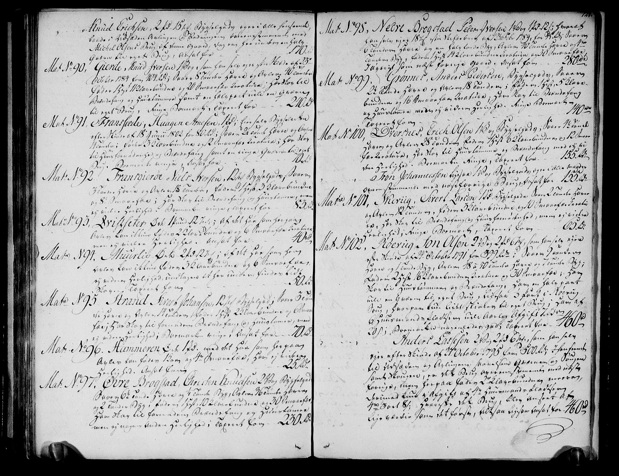 Rentekammeret inntil 1814, Realistisk ordnet avdeling, RA/EA-4070/N/Ne/Nea/L0126: Romsdal fogderi. Deliberasjonsprotokoll, 1803, p. 124