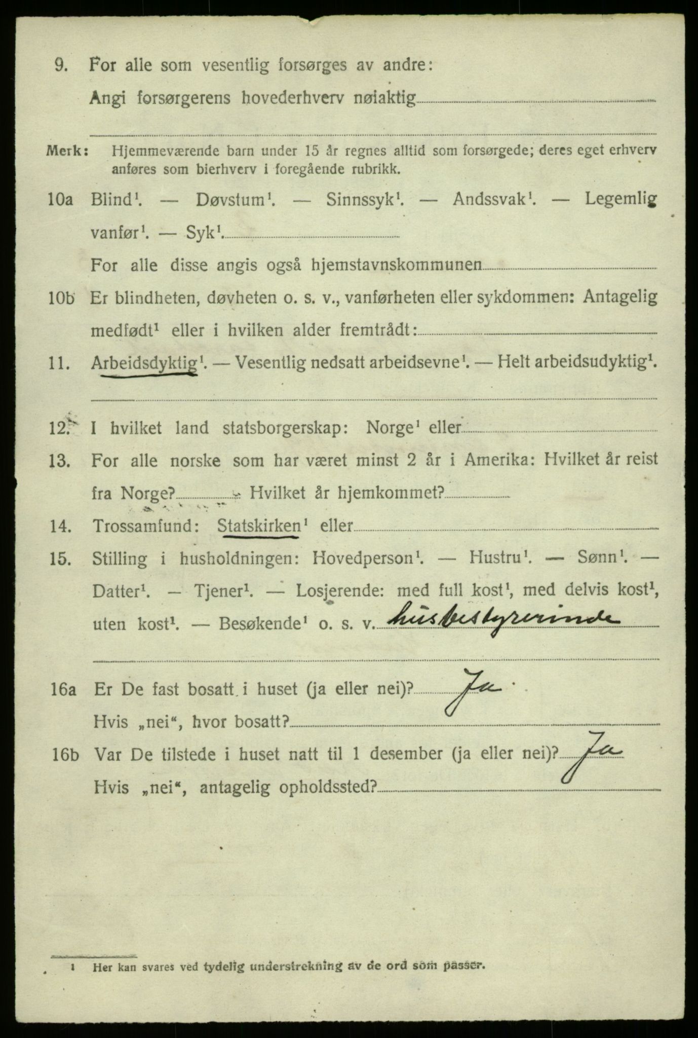 SAB, 1920 census for Modalen, 1920, p. 533