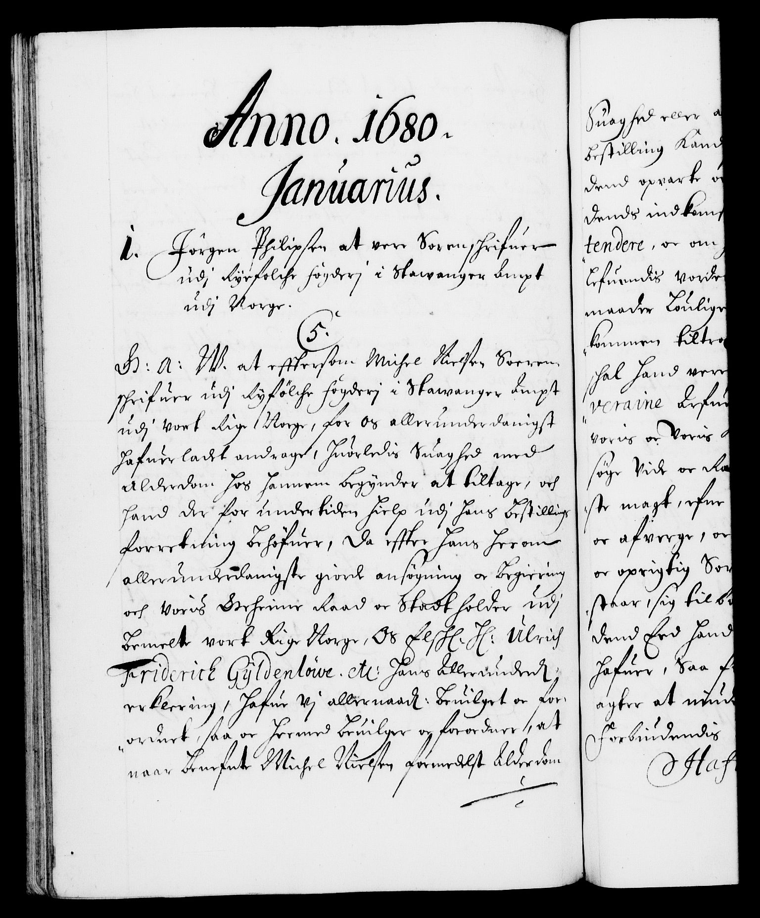 Danske Kanselli 1572-1799, AV/RA-EA-3023/F/Fc/Fca/Fcaa/L0012: Norske registre (mikrofilm), 1674-1680, p. 342b