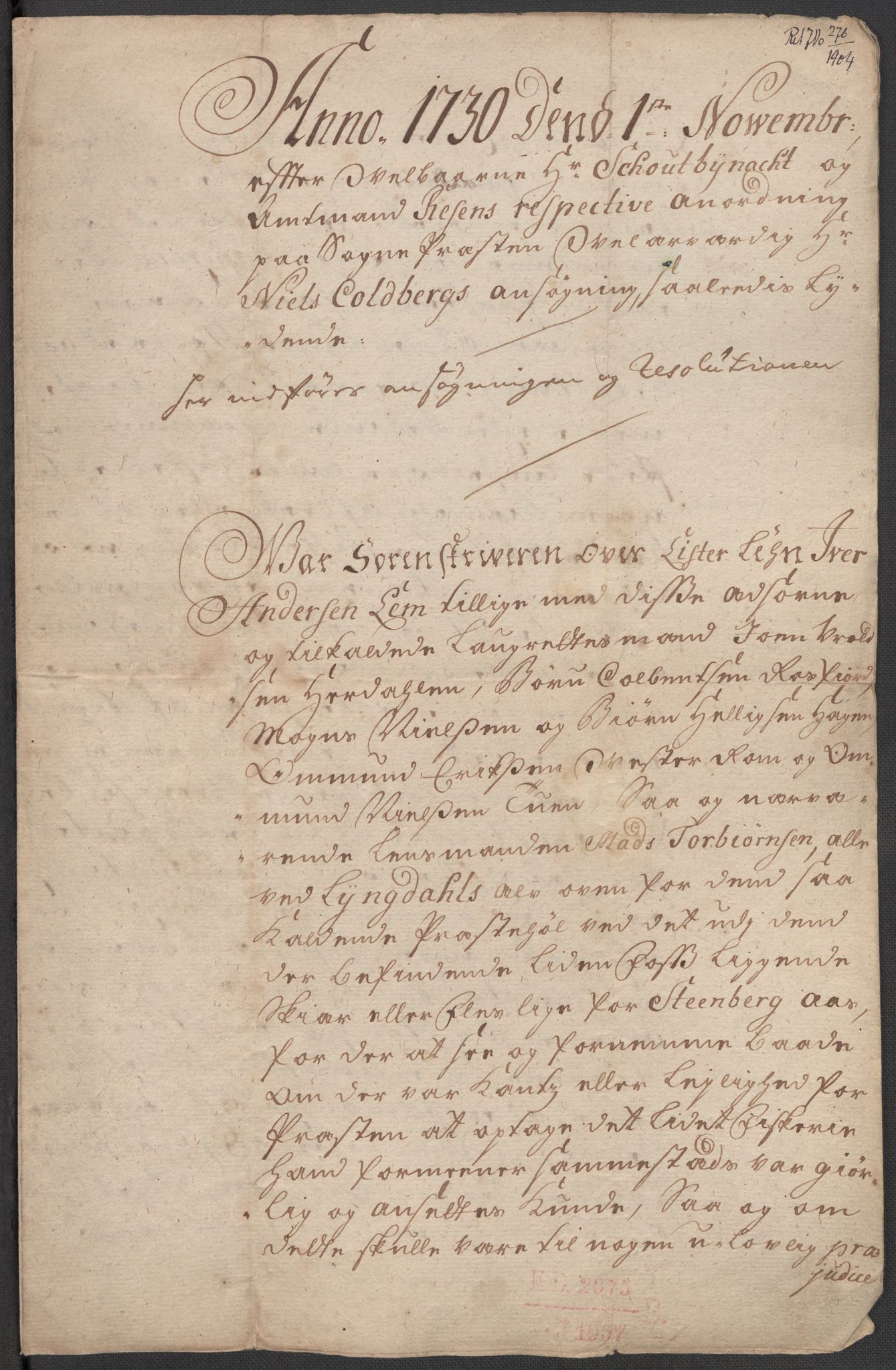Riksarkivets diplomsamling, RA/EA-5965/F15/L0035: Prestearkiv - Vest-Agder, Sogn og Fjordane og Sør-Trøndelag, 1578-1787, p. 97