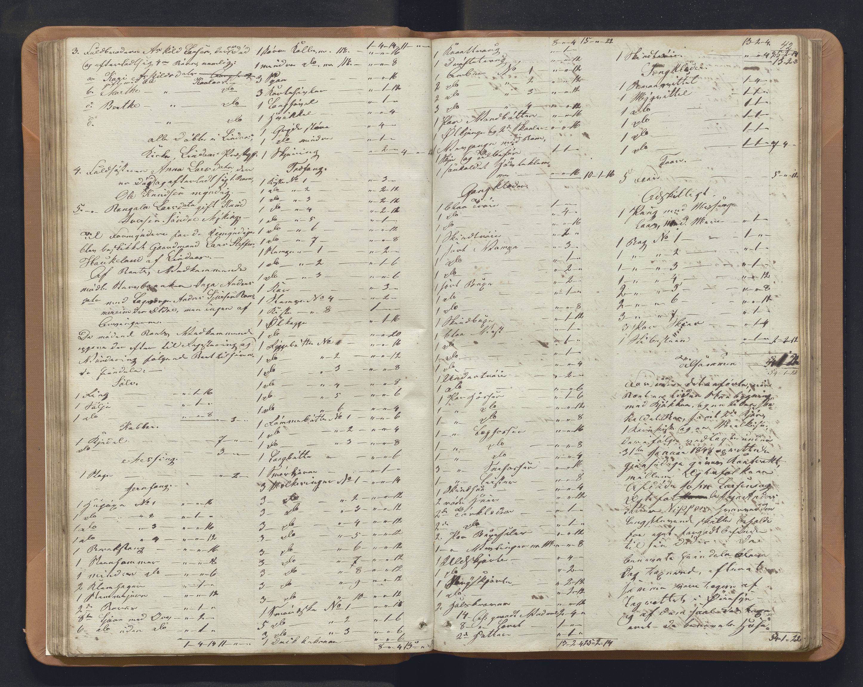 Nordhordland sorenskrivar, SAB/A-2901/1/H/Hb/L0014: Registreringsprotokollar, 1852-1864, p. 42