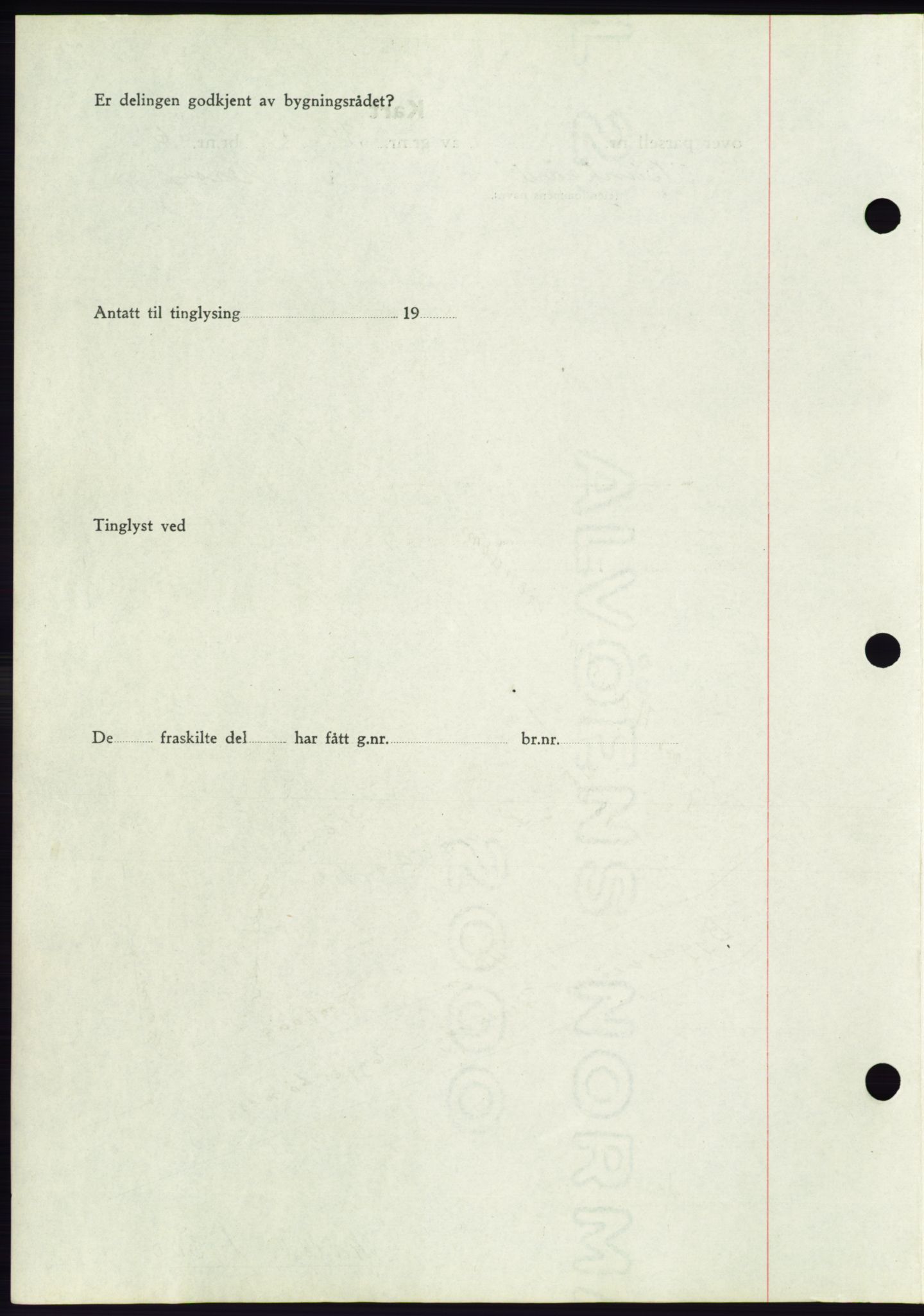 Søre Sunnmøre sorenskriveri, AV/SAT-A-4122/1/2/2C/L0067: Mortgage book no. 61, 1938-1939, Diary no: : 245/1939