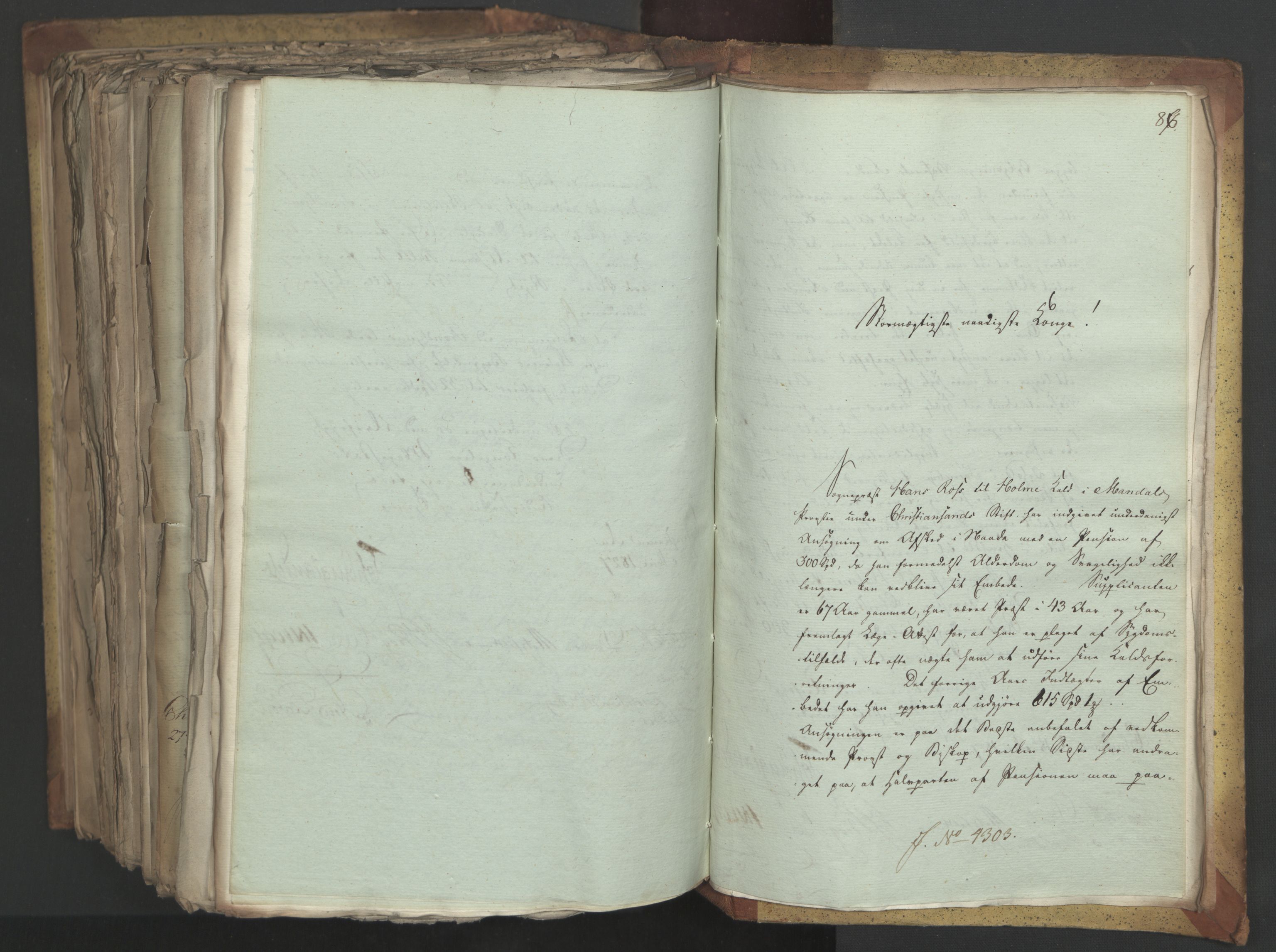 Statsrådsavdelingen i Stockholm, AV/RA-S-1003/D/Da/L0050: Regjeringsinnstillinger nr. 4087-4309, 1826, p. 650