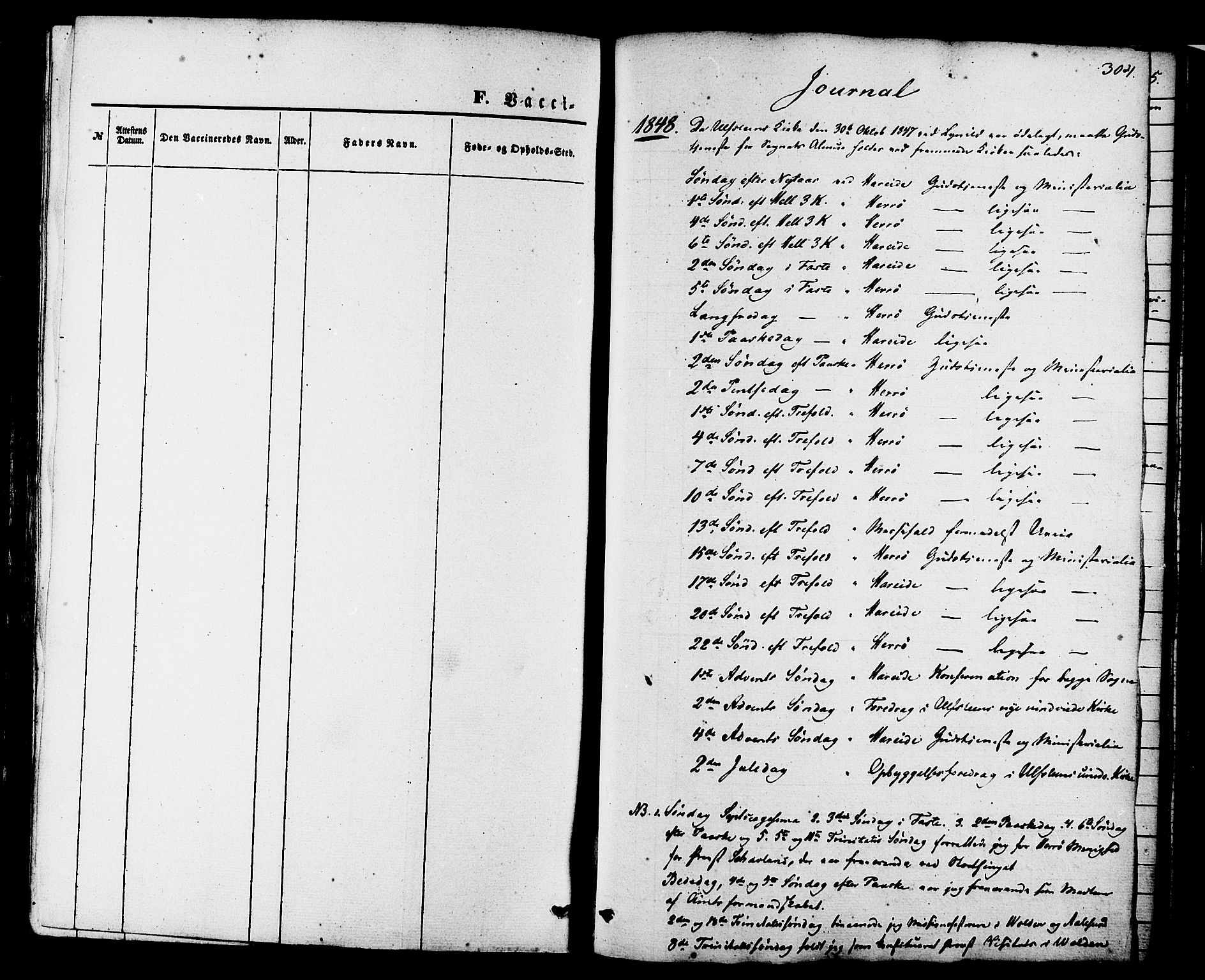 Ministerialprotokoller, klokkerbøker og fødselsregistre - Møre og Romsdal, SAT/A-1454/509/L0105: Parish register (official) no. 509A03, 1848-1882, p. 304