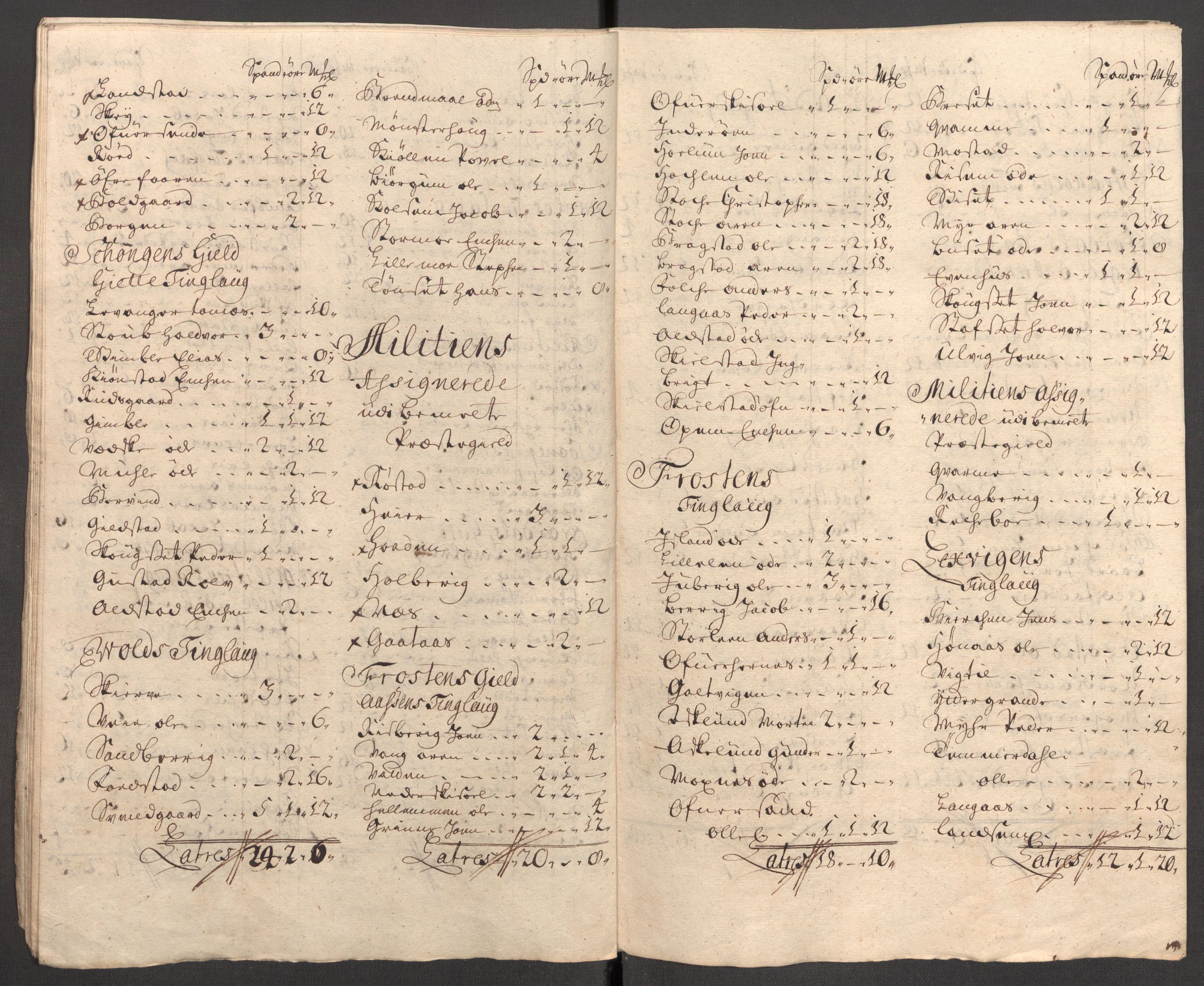 Rentekammeret inntil 1814, Reviderte regnskaper, Fogderegnskap, AV/RA-EA-4092/R62/L4197: Fogderegnskap Stjørdal og Verdal, 1707, p. 262