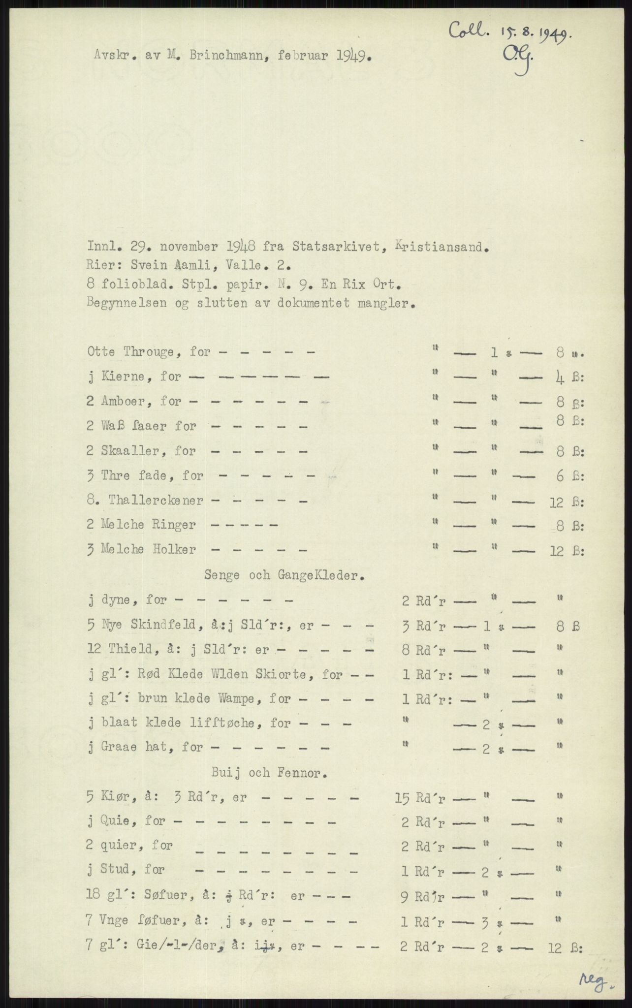 Samlinger til kildeutgivelse, Diplomavskriftsamlingen, AV/RA-EA-4053/H/Ha, p. 212