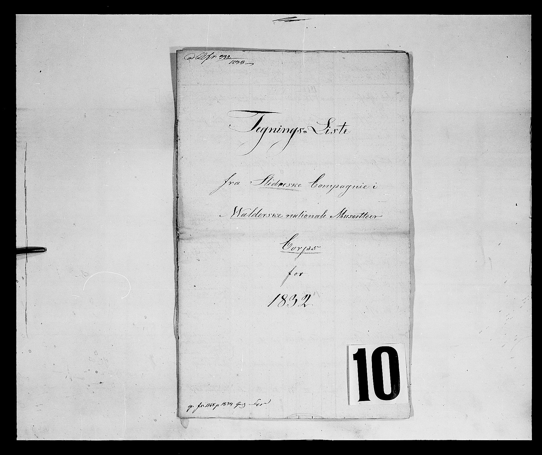 Fylkesmannen i Oppland, SAH/FYO-002/1/K/Kb/L1160: Valderske nasjonale musketérkorps - Slidreske kompani, 1818-1860, p. 137