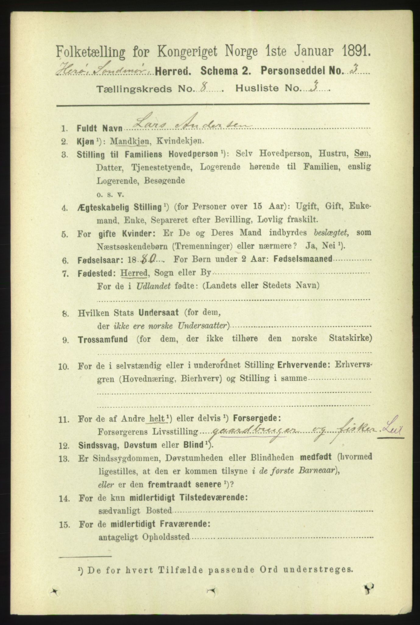 RA, 1891 census for 1515 Herøy, 1891, p. 3266