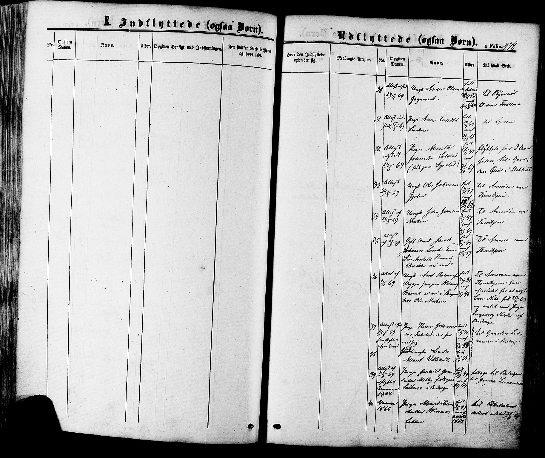 Ministerialprotokoller, klokkerbøker og fødselsregistre - Sør-Trøndelag, SAT/A-1456/665/L0772: Parish register (official) no. 665A07, 1856-1878, p. 478