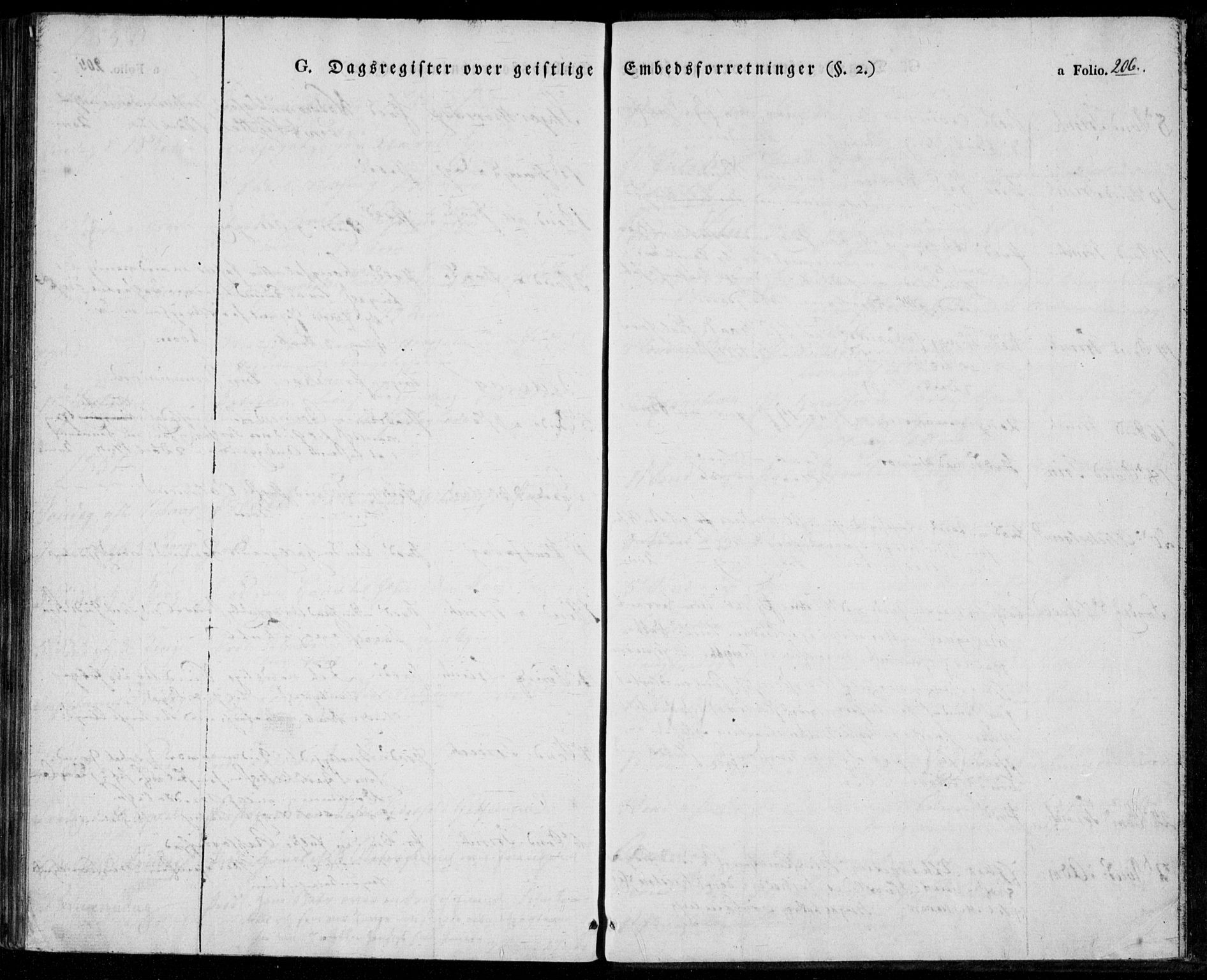 Tveit sokneprestkontor, AV/SAK-1111-0043/F/Fa/L0003: Parish register (official) no. A 3, 1829-1852, p. 206