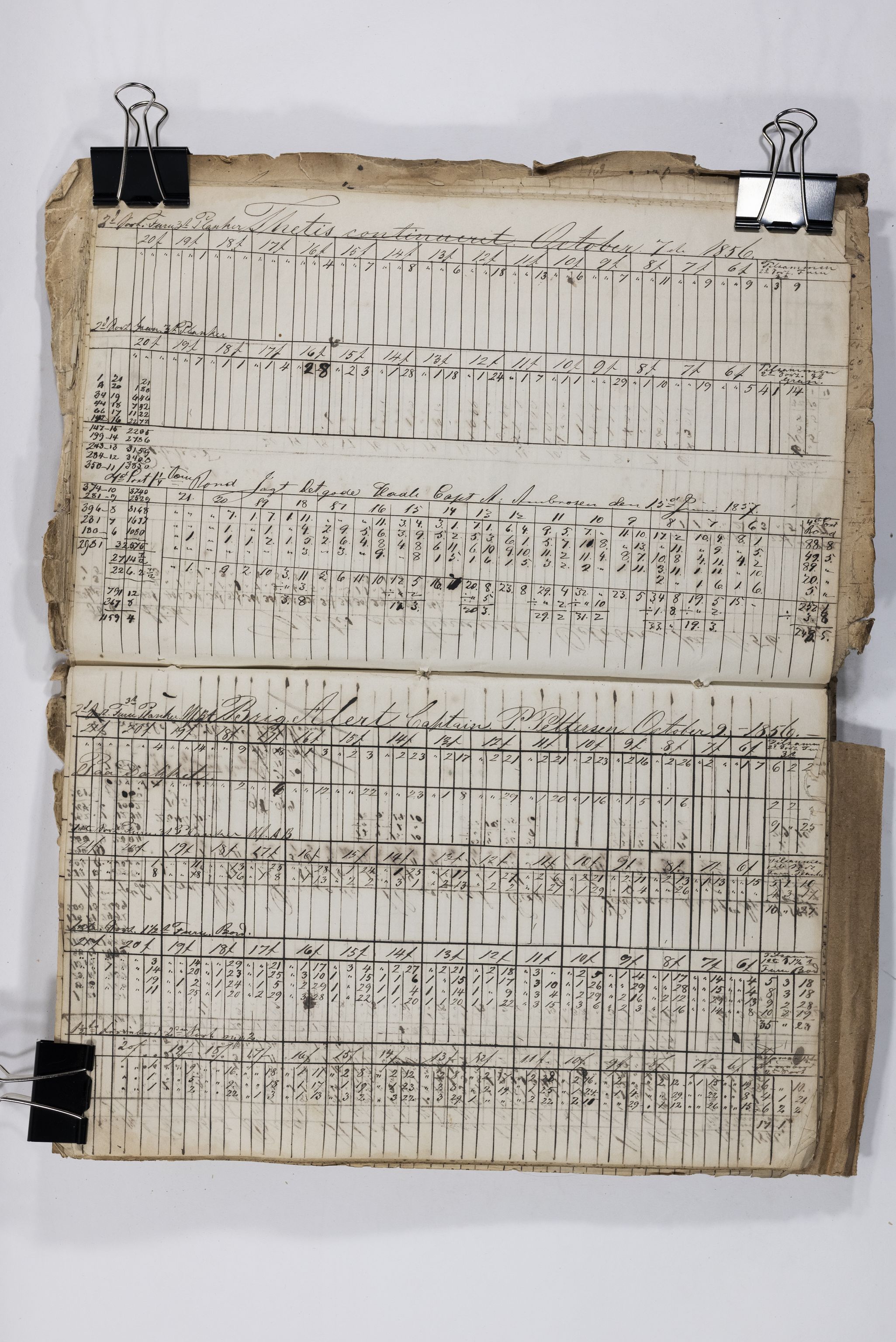 Blehr/ Kjellestad, TEMU/TGM-A-1212/E/Eb/L0007: Ladnings Liste for egne fartøier, 1856-1859, p. 15