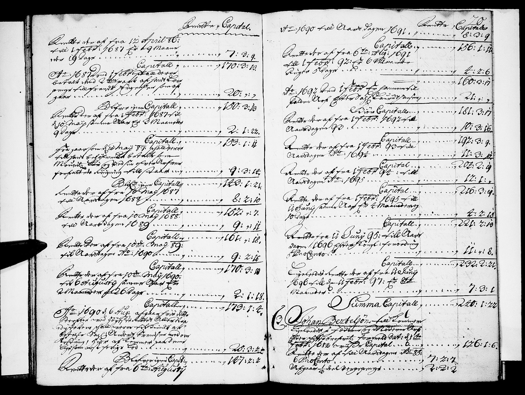 Christiania byfogd, AV/SAO-A-11543/F/Fb/L0025: Tingbok, 1697, p. 19b-20a