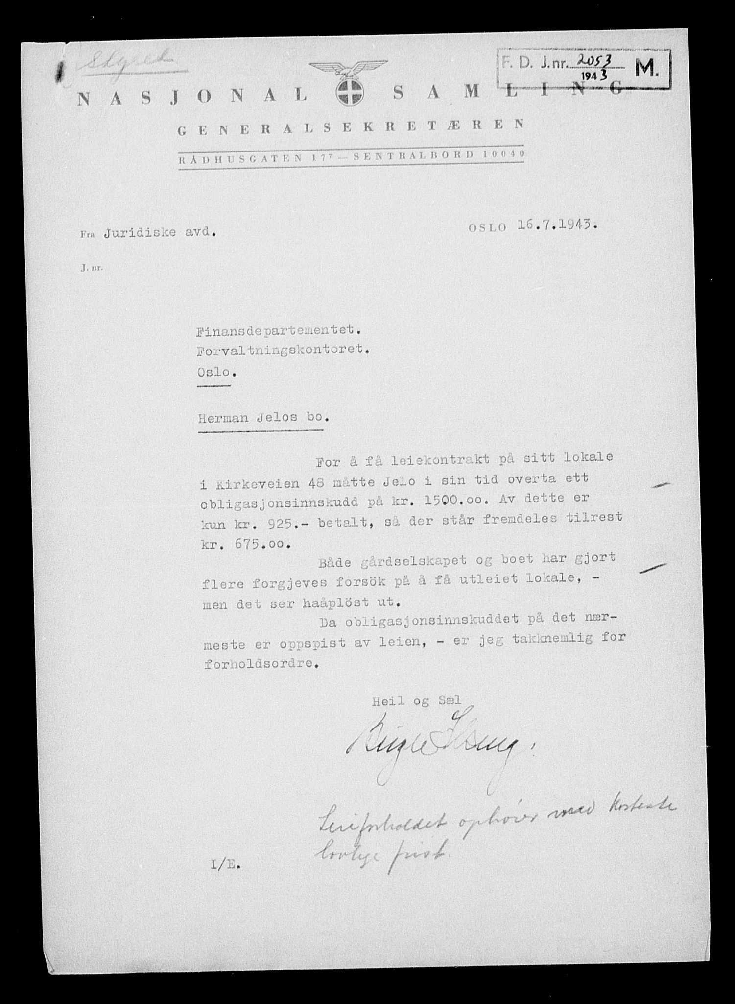 Justisdepartementet, Tilbakeføringskontoret for inndratte formuer, AV/RA-S-1564/H/Hc/Hcc/L0947: --, 1945-1947, p. 553