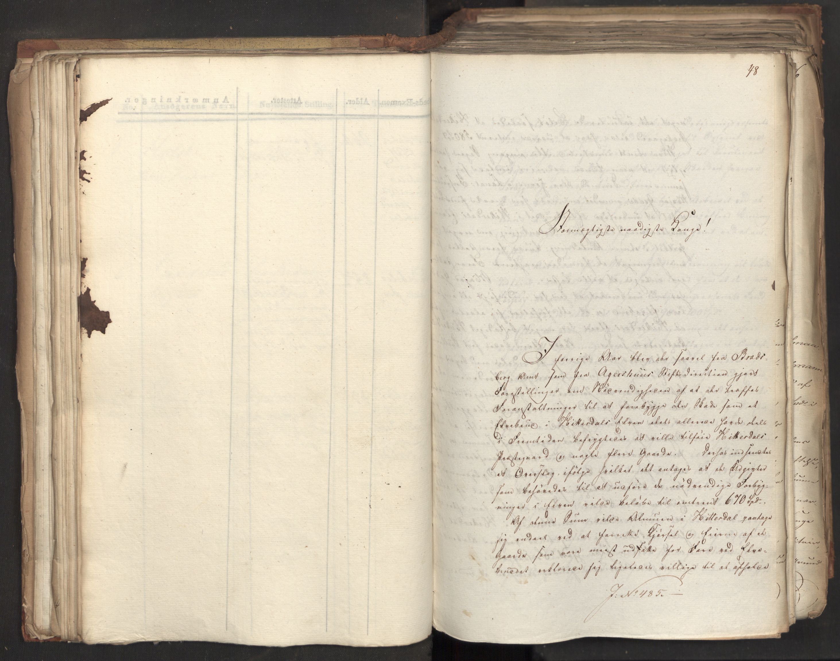 Statsrådsavdelingen i Stockholm, RA/S-1003/D/Da/L0056: Regjeringsinnstillinger nr. 436-650, 1828, p. 124