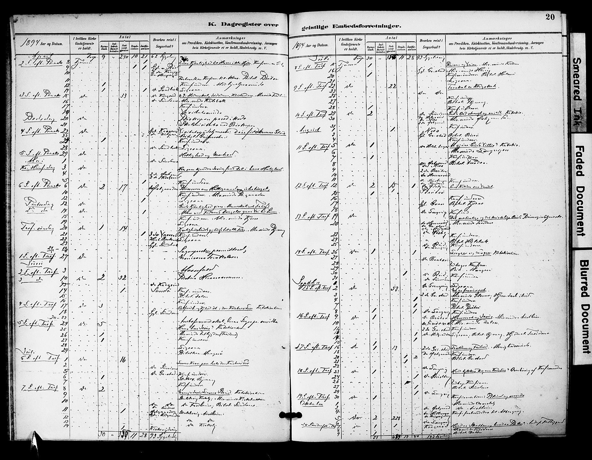 Tjøme kirkebøker, SAKO/A-328/F/Fa/L0004: Parish register (official) no. 4, 1891-1900, p. 20