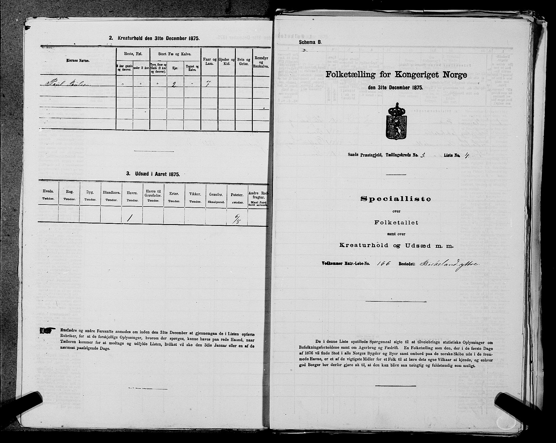 SAST, 1875 census for 1136P Sand, 1875, p. 1441