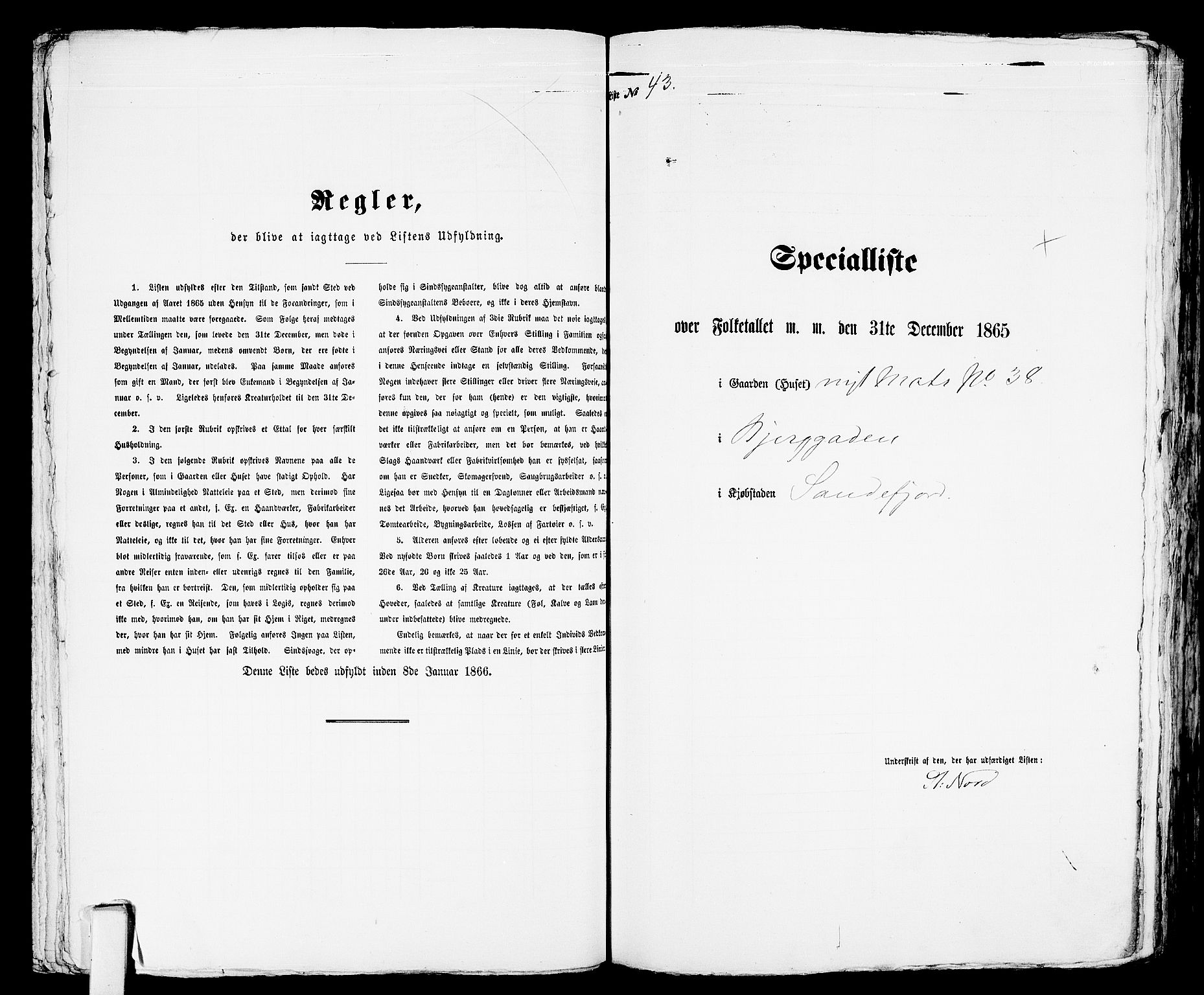 RA, 1865 census for Sandeherred/Sandefjord, 1865, p. 93