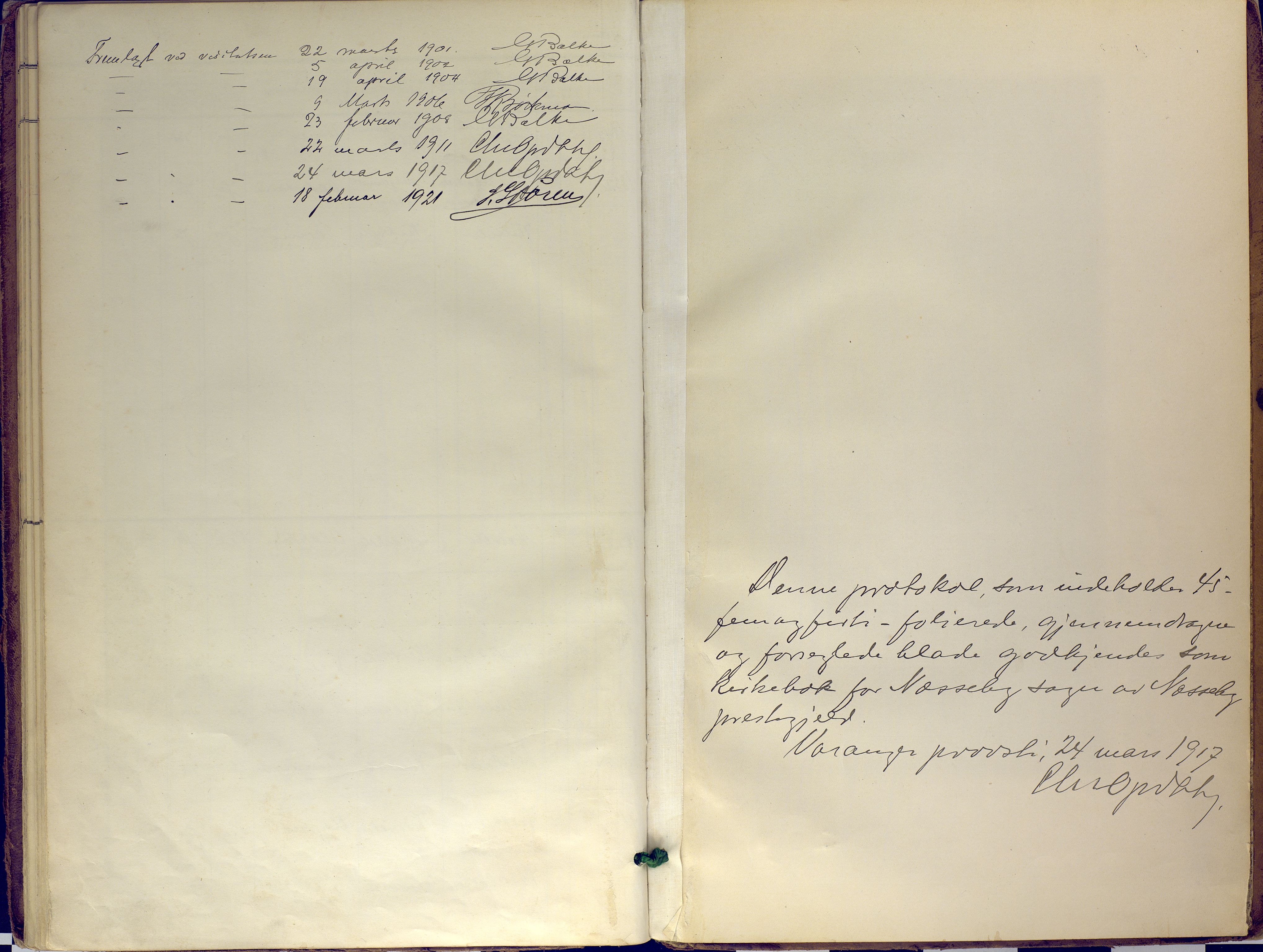 Nesseby sokneprestkontor, SATØ/S-1330/H/Ha/L0007kirke: Parish register (official) no. 7, 1898-1921