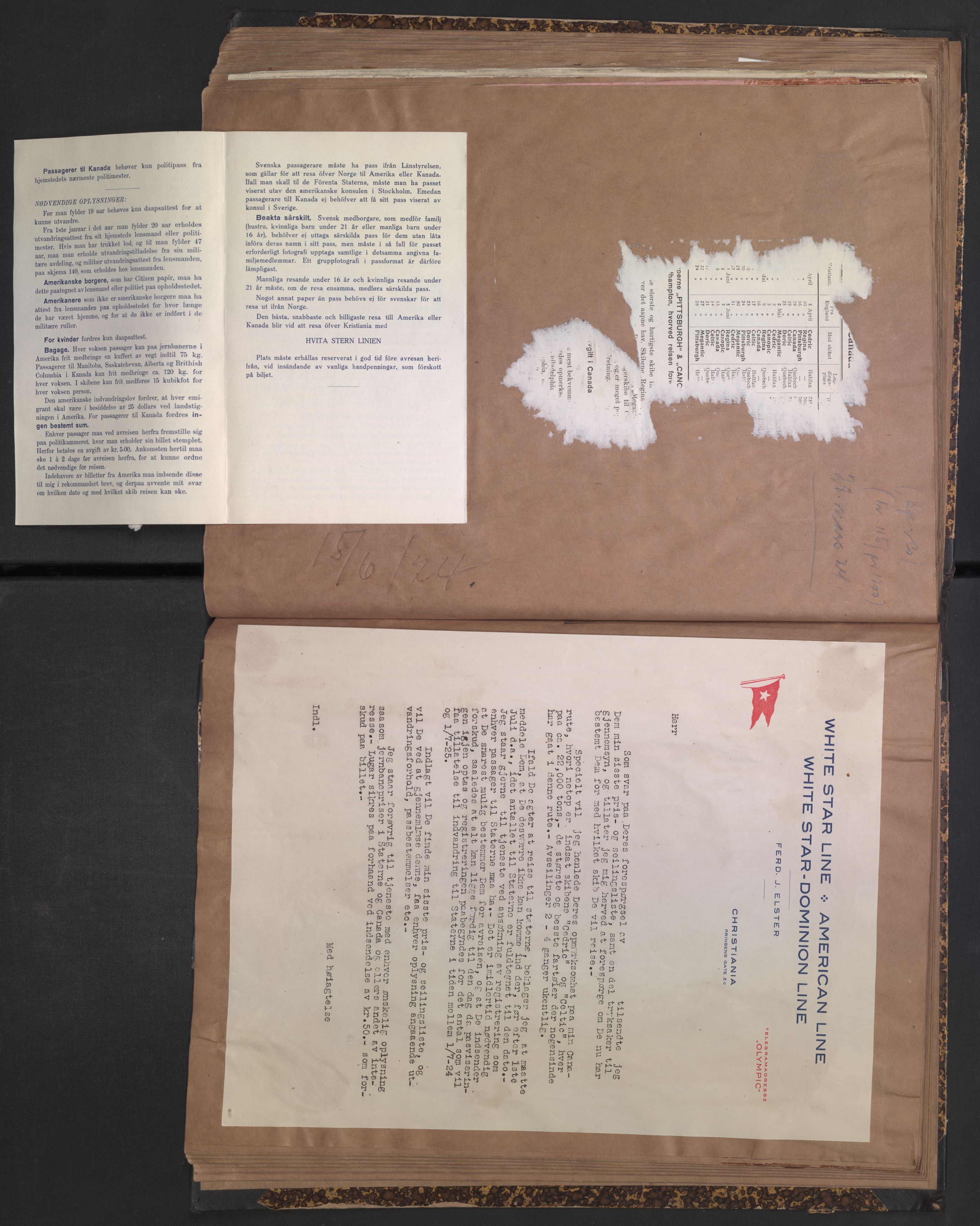 White Star-linjen, AV/SAO-PAO-0201/D/Dc/L0001: Utklippingsbok, 1909-1924, p. 85