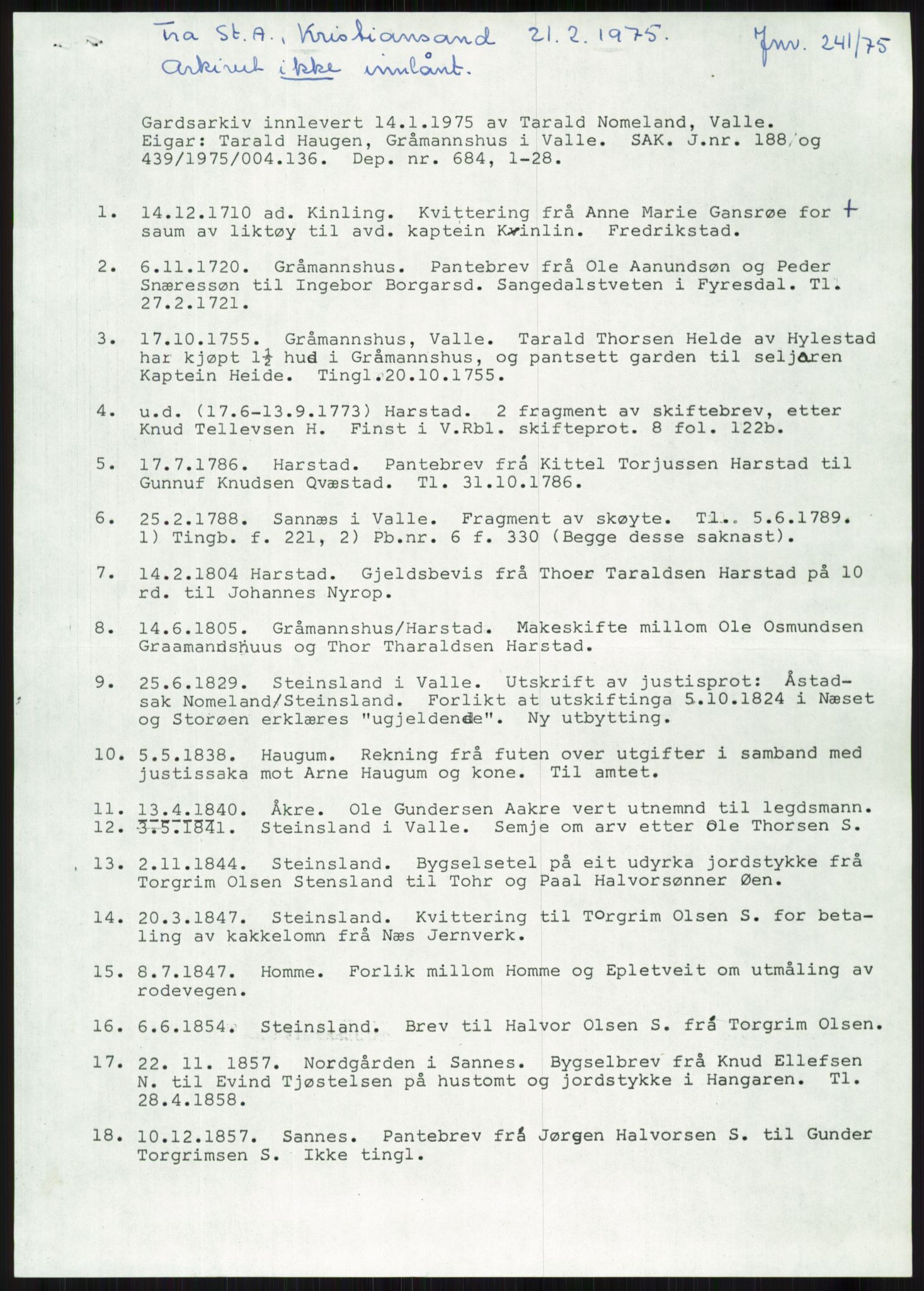 Samlinger til kildeutgivelse, Diplomavskriftsamlingen, AV/RA-EA-4053/H/Ha, p. 2754