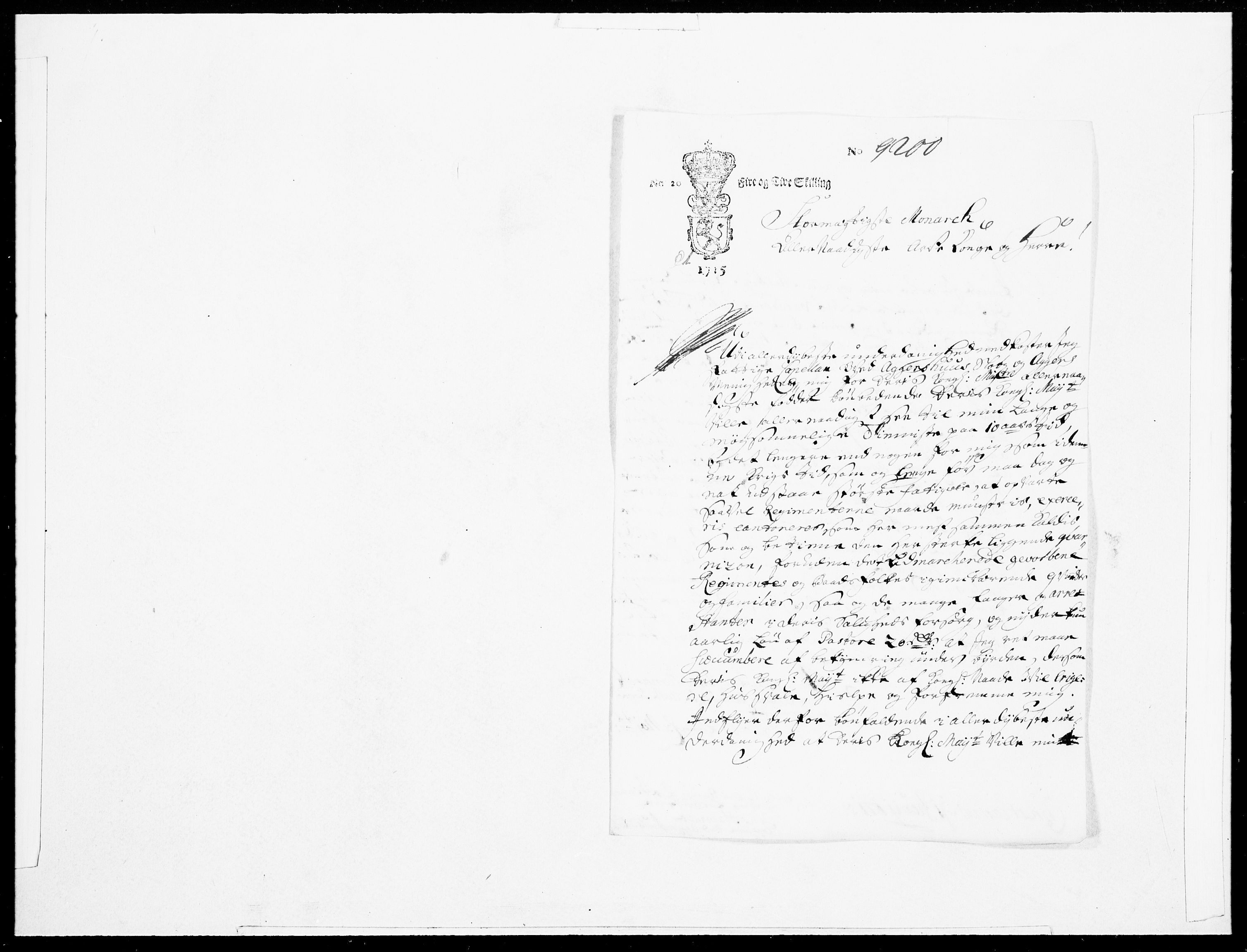 Danske Kanselli 1572-1799, AV/RA-EA-3023/F/Fc/Fcc/Fcca/L0077: Norske innlegg 1572-1799, 1715, p. 78