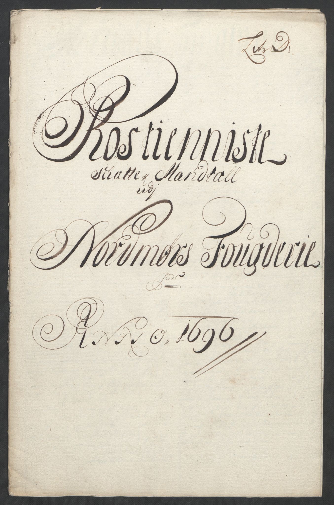 Rentekammeret inntil 1814, Reviderte regnskaper, Fogderegnskap, RA/EA-4092/R56/L3736: Fogderegnskap Nordmøre, 1694-1696, p. 410