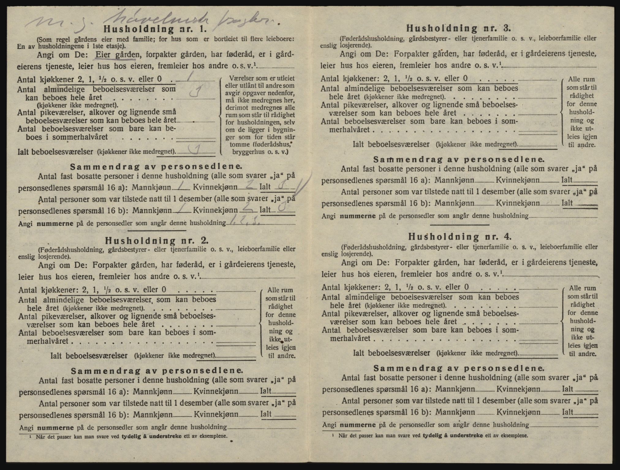 SAO, 1920 census for Glemmen, 1920, p. 1974