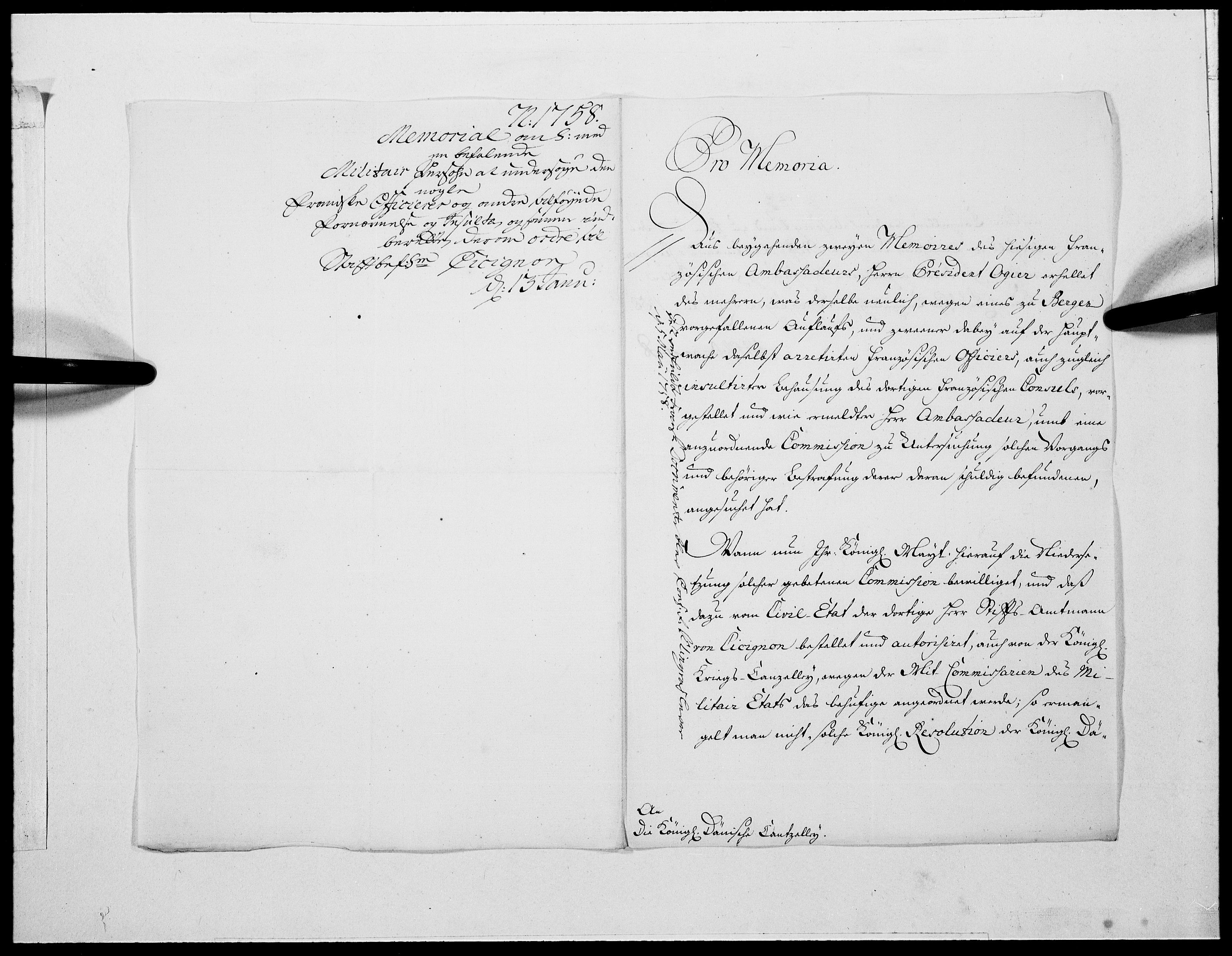 Danske Kanselli 1572-1799, AV/RA-EA-3023/F/Fc/Fcc/Fcca/L0175: Norske innlegg 1572-1799, 1758, p. 10