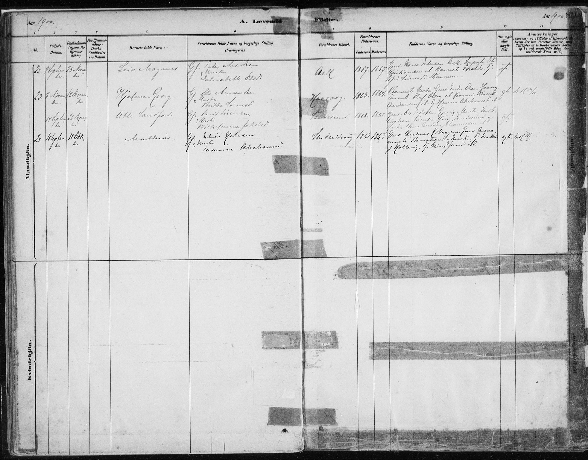 Askvoll sokneprestembete, AV/SAB-A-79501/H/Haa/Haab/L0002: Parish register (official) no. B 2, 1879-1909, p. 89