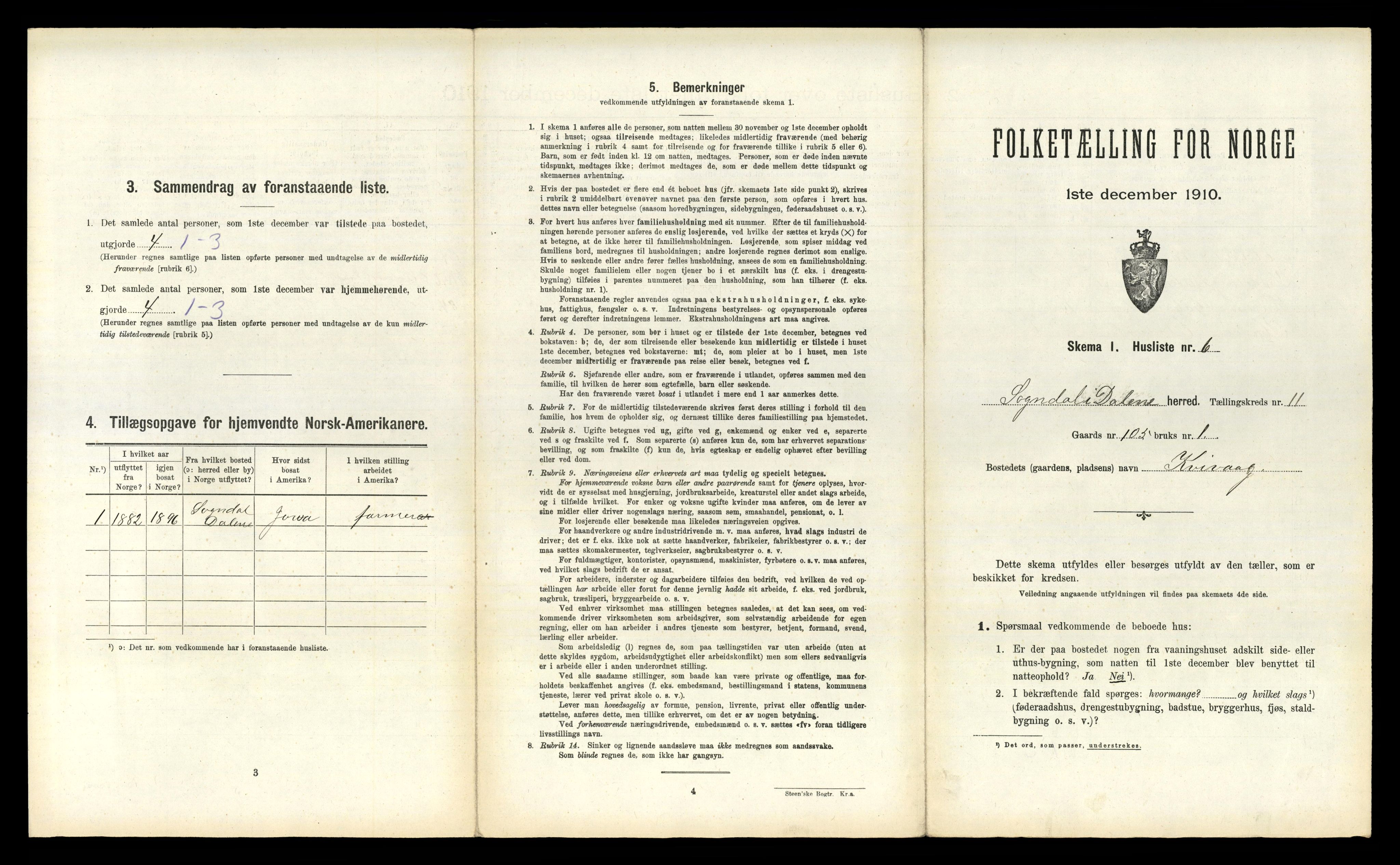 RA, 1910 census for Sokndal, 1910, p. 970
