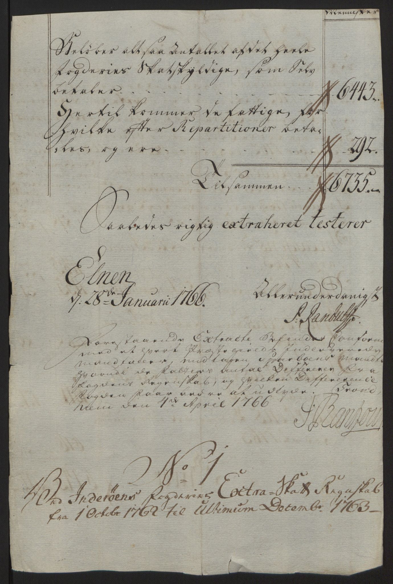 Rentekammeret inntil 1814, Reviderte regnskaper, Fogderegnskap, RA/EA-4092/R63/L4420: Ekstraskatten Inderøy, 1762-1772, p. 20