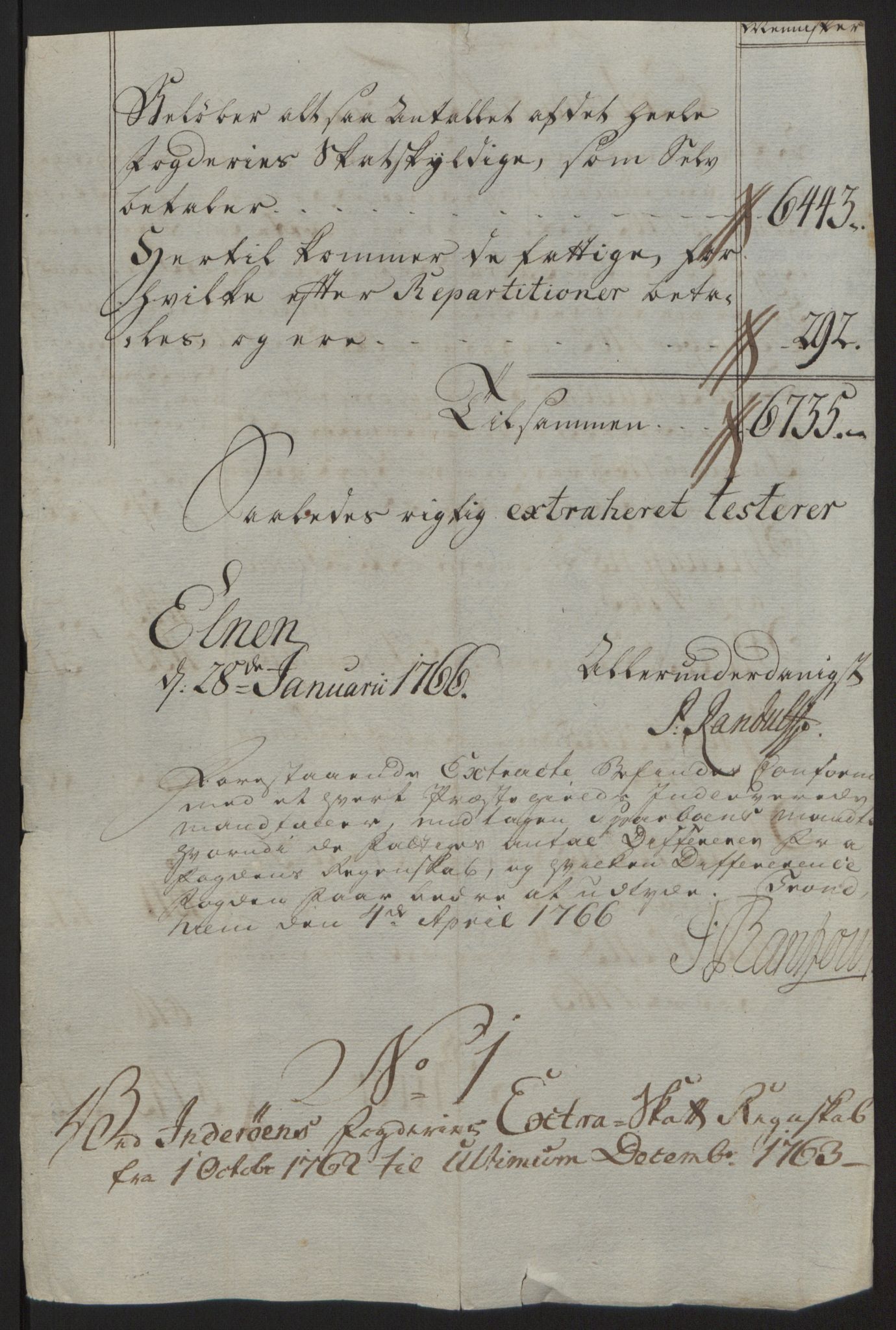 Rentekammeret inntil 1814, Reviderte regnskaper, Fogderegnskap, AV/RA-EA-4092/R63/L4420: Ekstraskatten Inderøy, 1762-1772, p. 20