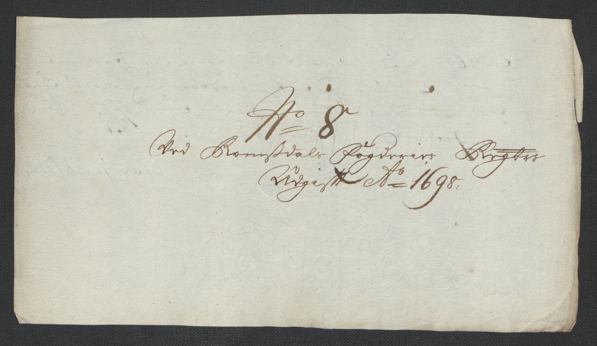 Rentekammeret inntil 1814, Reviderte regnskaper, Fogderegnskap, AV/RA-EA-4092/R55/L3653: Fogderegnskap Romsdal, 1697-1698, p. 380