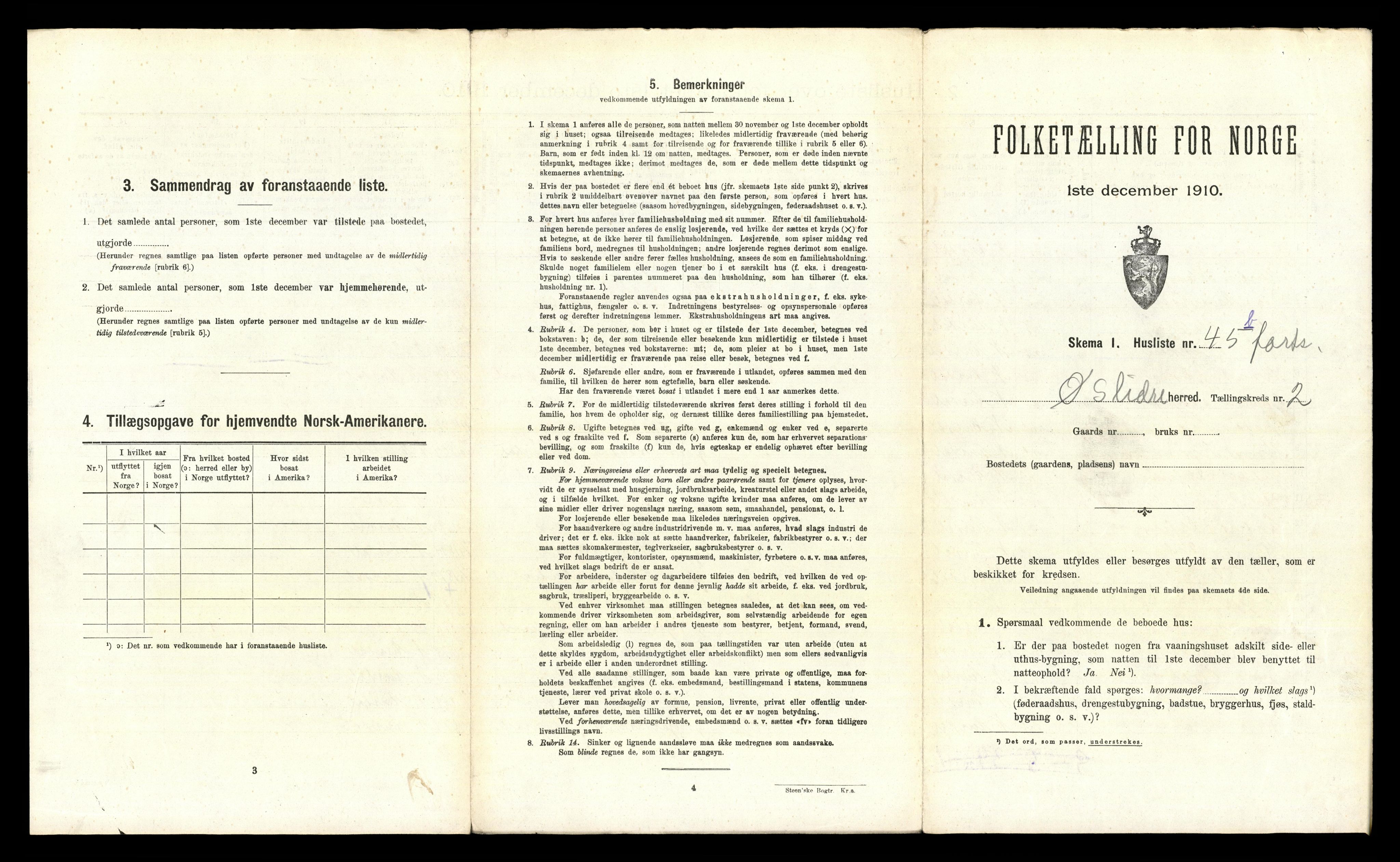 RA, 1910 census for Øystre Slidre, 1910, p. 230