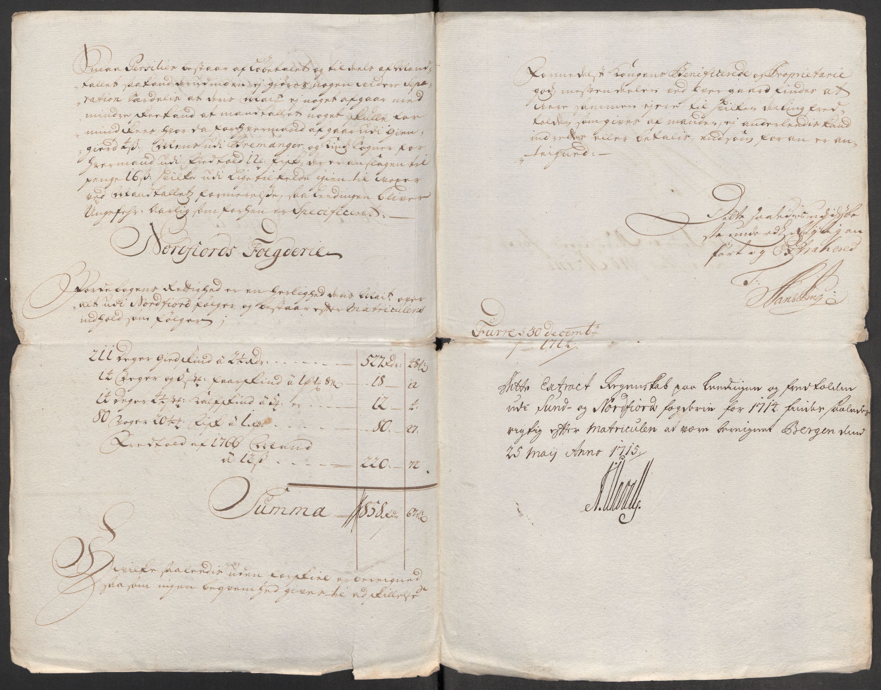 Rentekammeret inntil 1814, Reviderte regnskaper, Fogderegnskap, AV/RA-EA-4092/R53/L3438: Fogderegnskap Sunn- og Nordfjord, 1714, p. 179