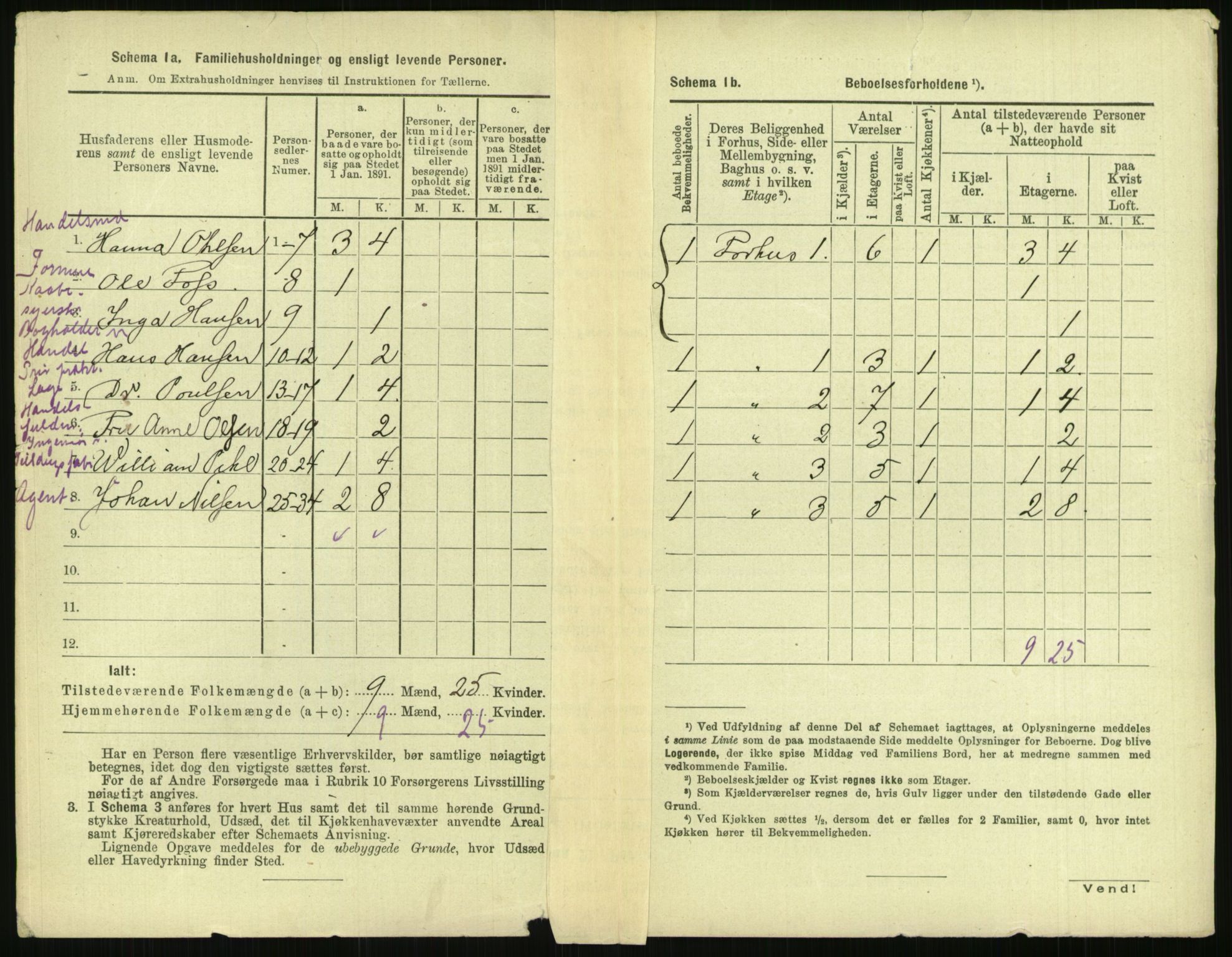 RA, 1891 census for 0301 Kristiania, 1891, p. 128013