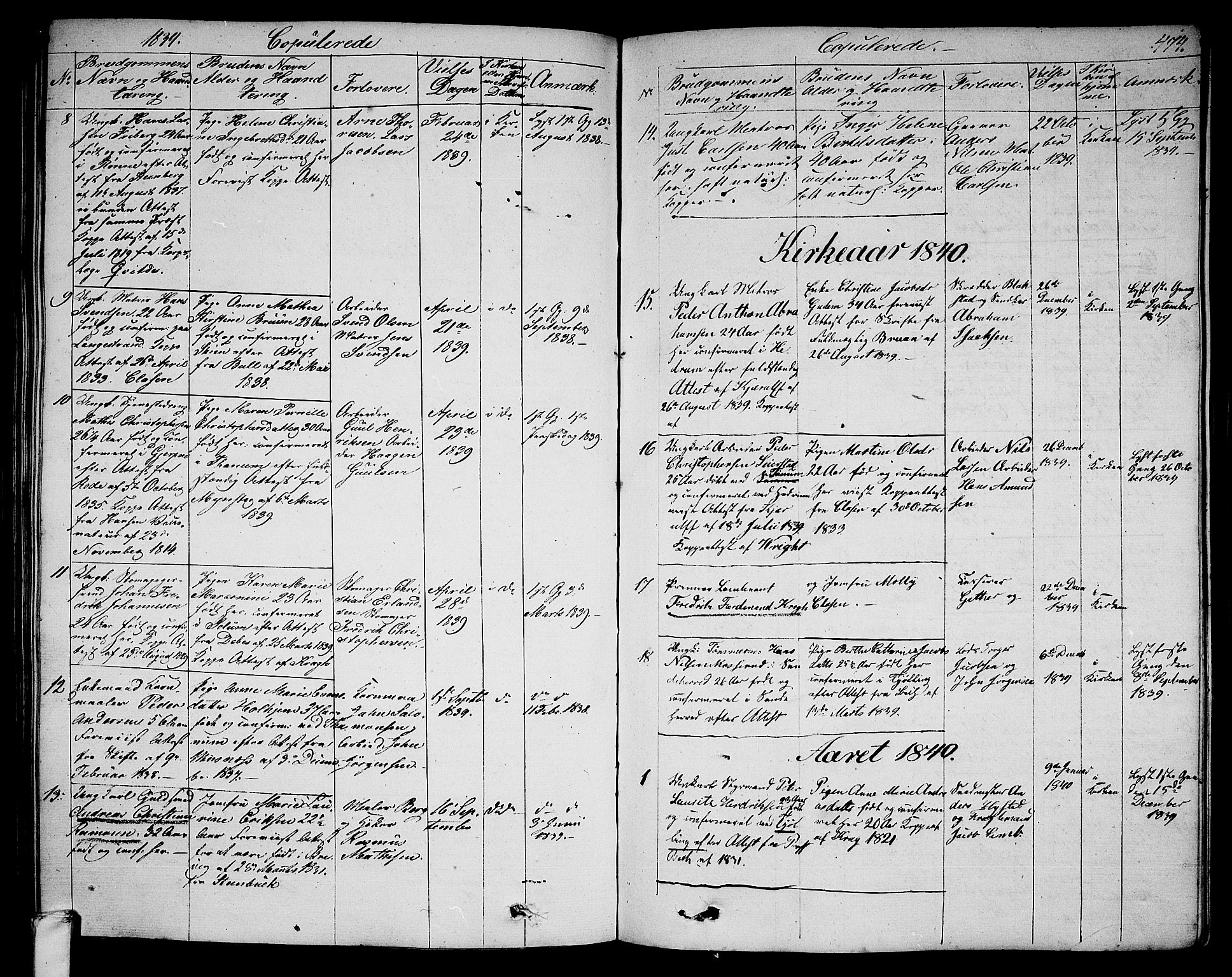 Larvik kirkebøker, SAKO/A-352/G/Ga/L0003b: Parish register (copy) no. I 3B, 1830-1870, p. 474