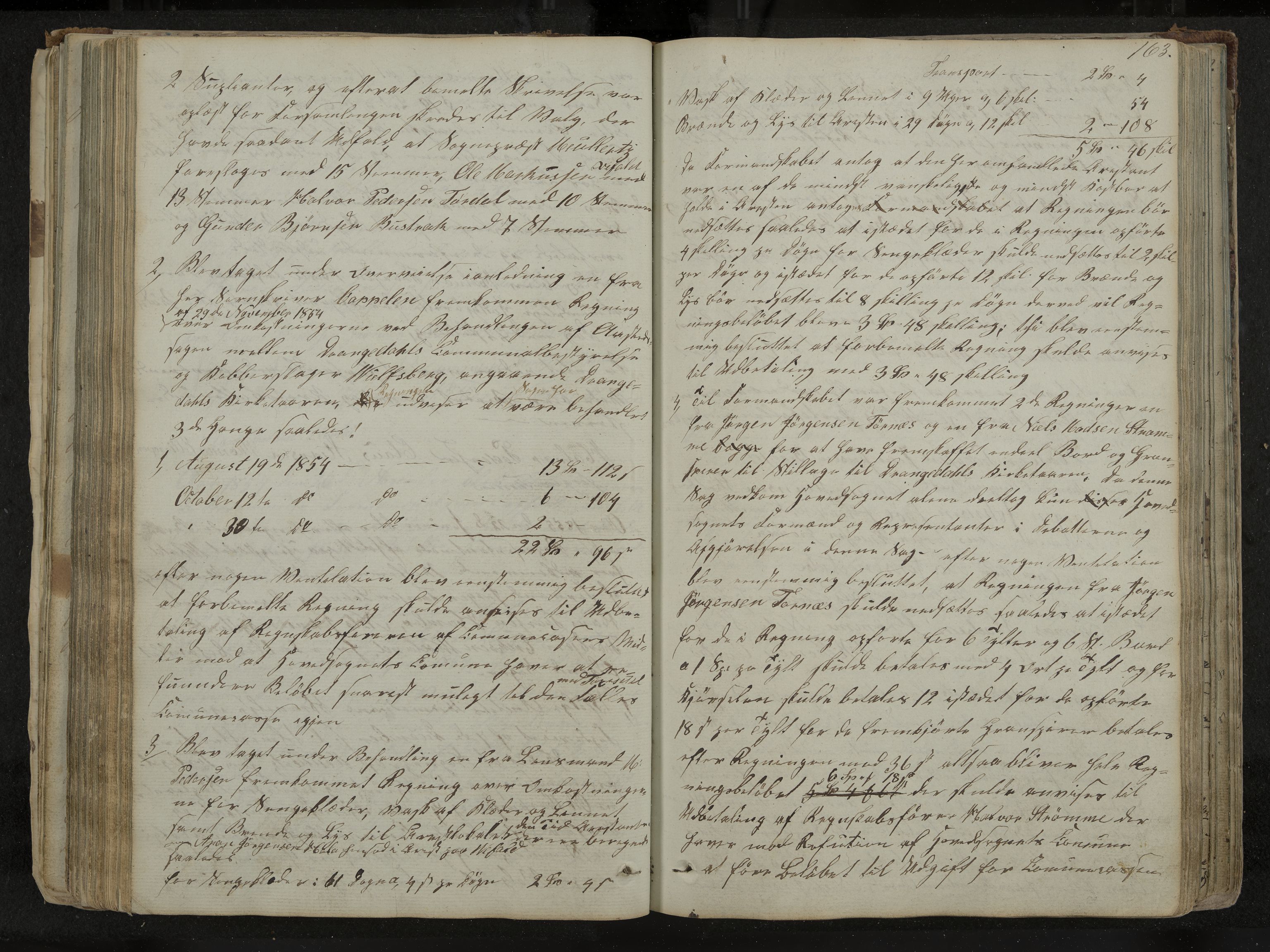 Drangedal formannskap og sentraladministrasjon, IKAK/0817021/A/L0001: Møtebok, 1837-1870, p. 163