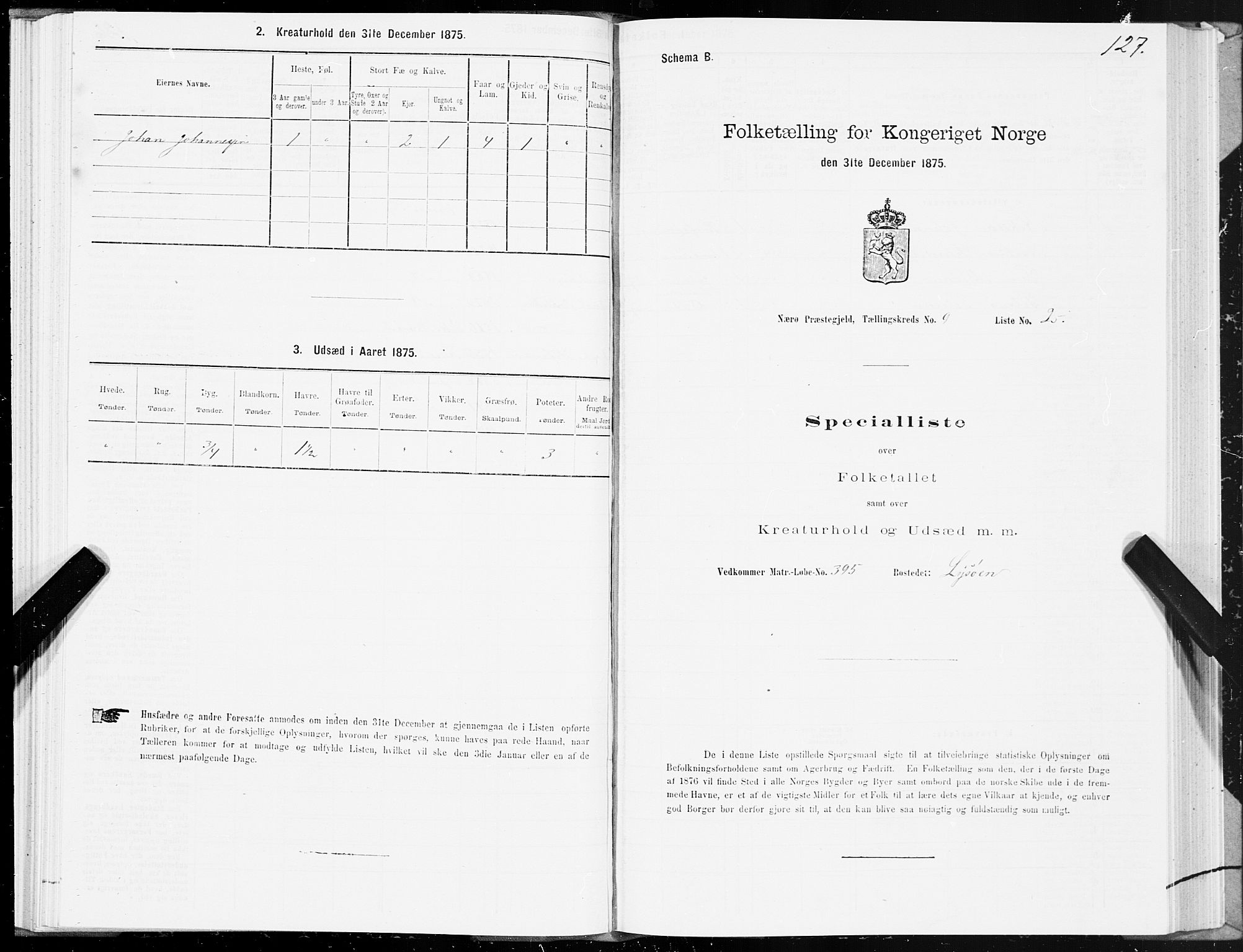 SAT, 1875 census for 1751P Nærøy, 1875, p. 4127